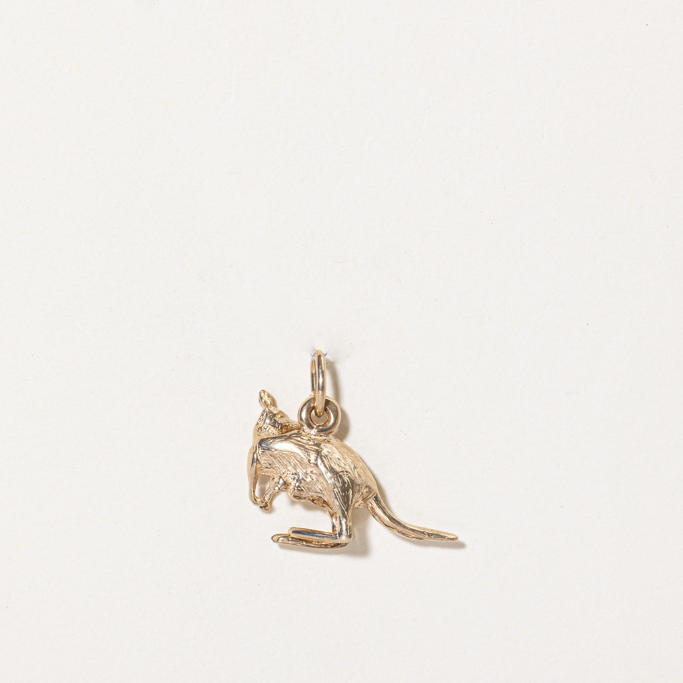 9k Yellow Gold Kangaroo Charm