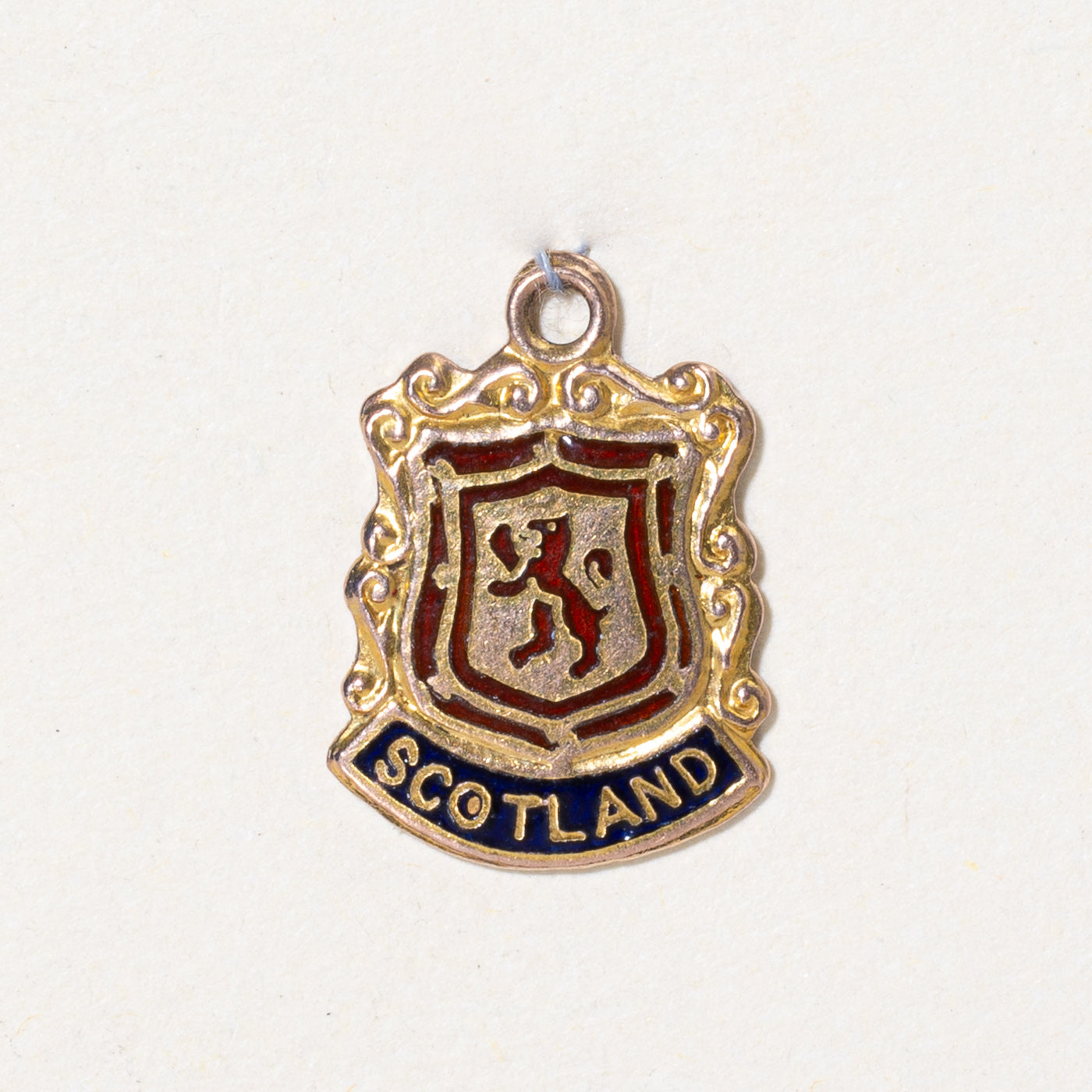 1960s 9k Yellow Gold Scotland Charm