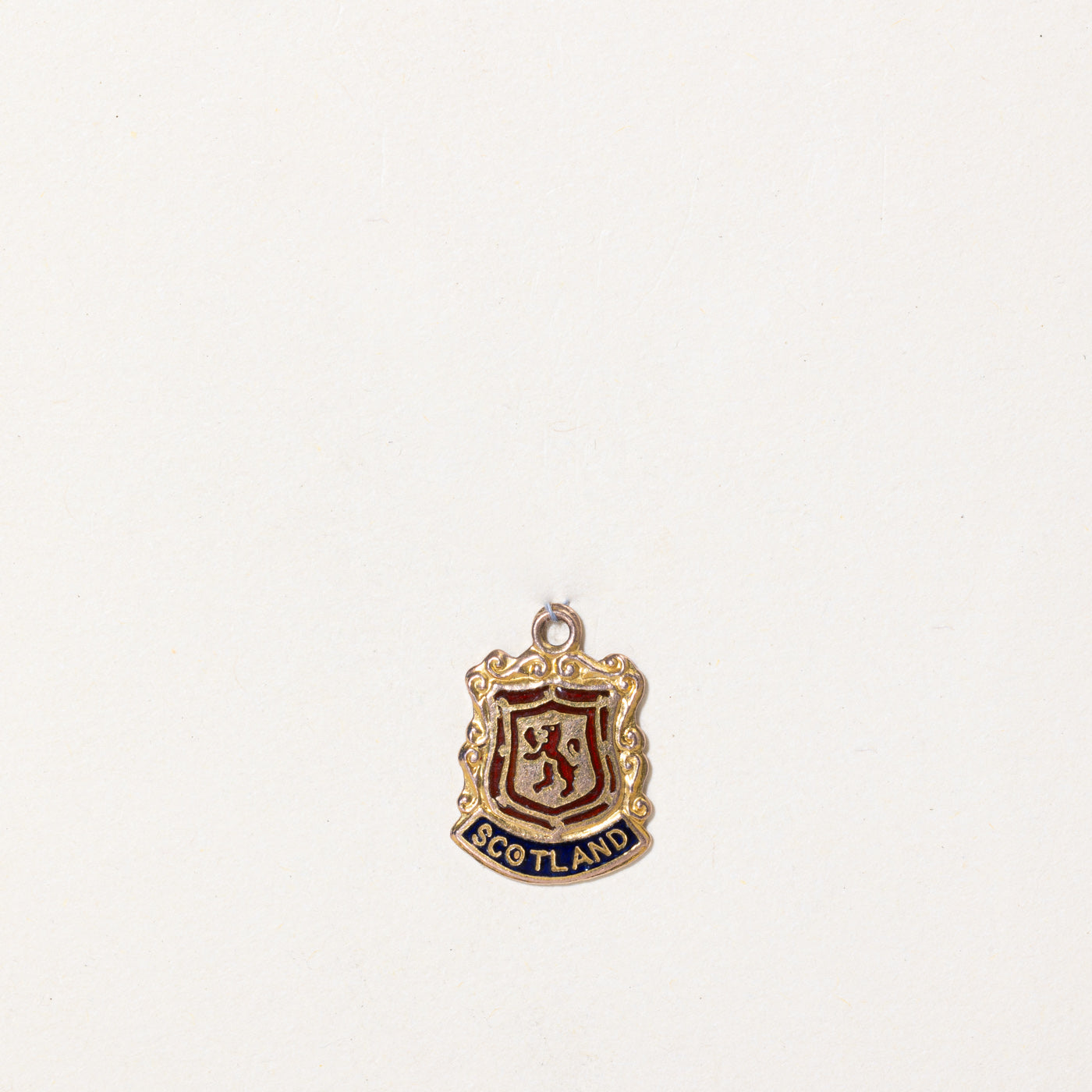 1960s 9k Yellow Gold Scotland Charm