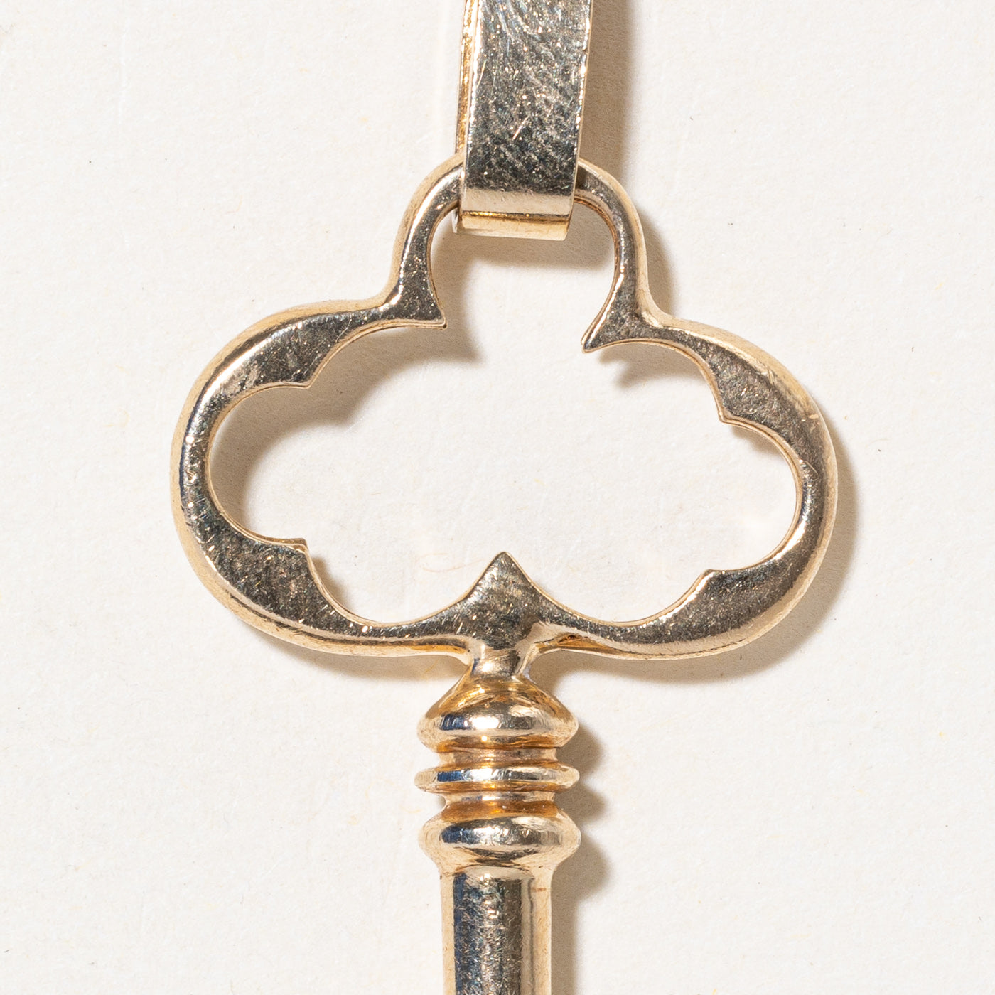 10k Yellow Gold Key Pendant