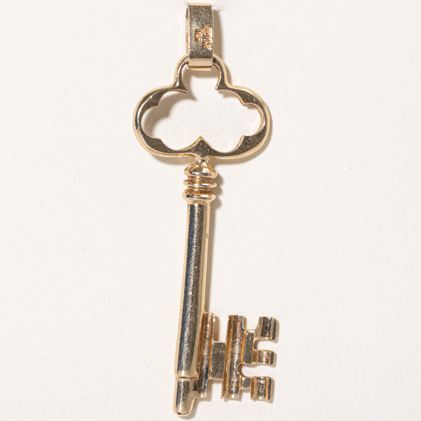 10k Yellow Gold Key Pendant