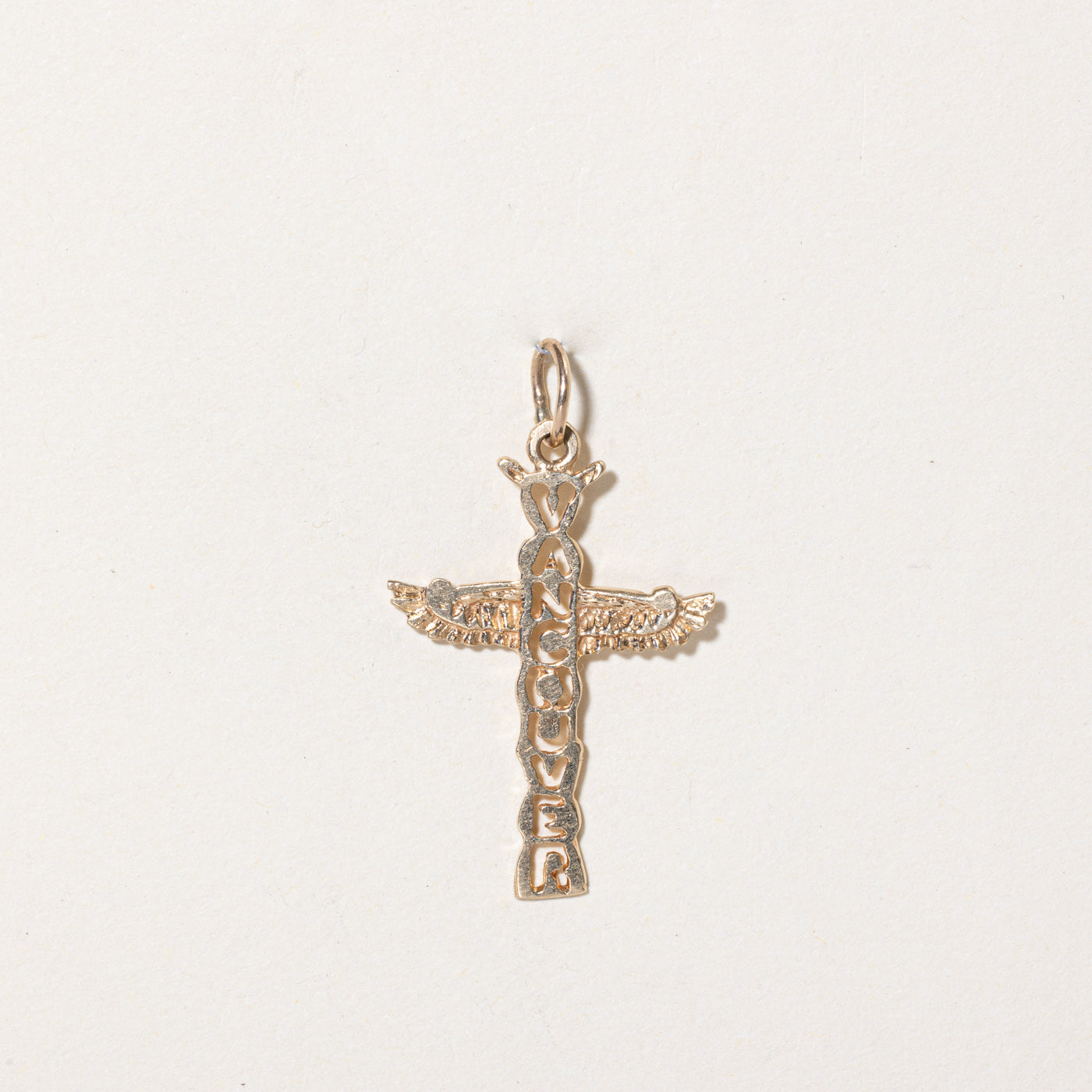10k Yellow Gold Indigenous Totem Pole 'Vancouver' Charm