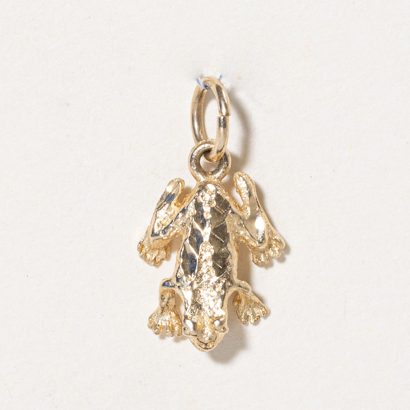 10k Yellow Gold Frog Charm