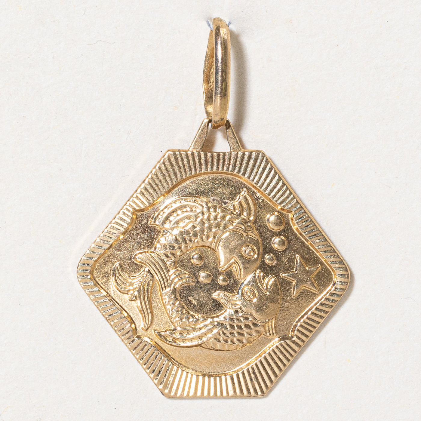 Breloque Poissons en or jaune 18 carats