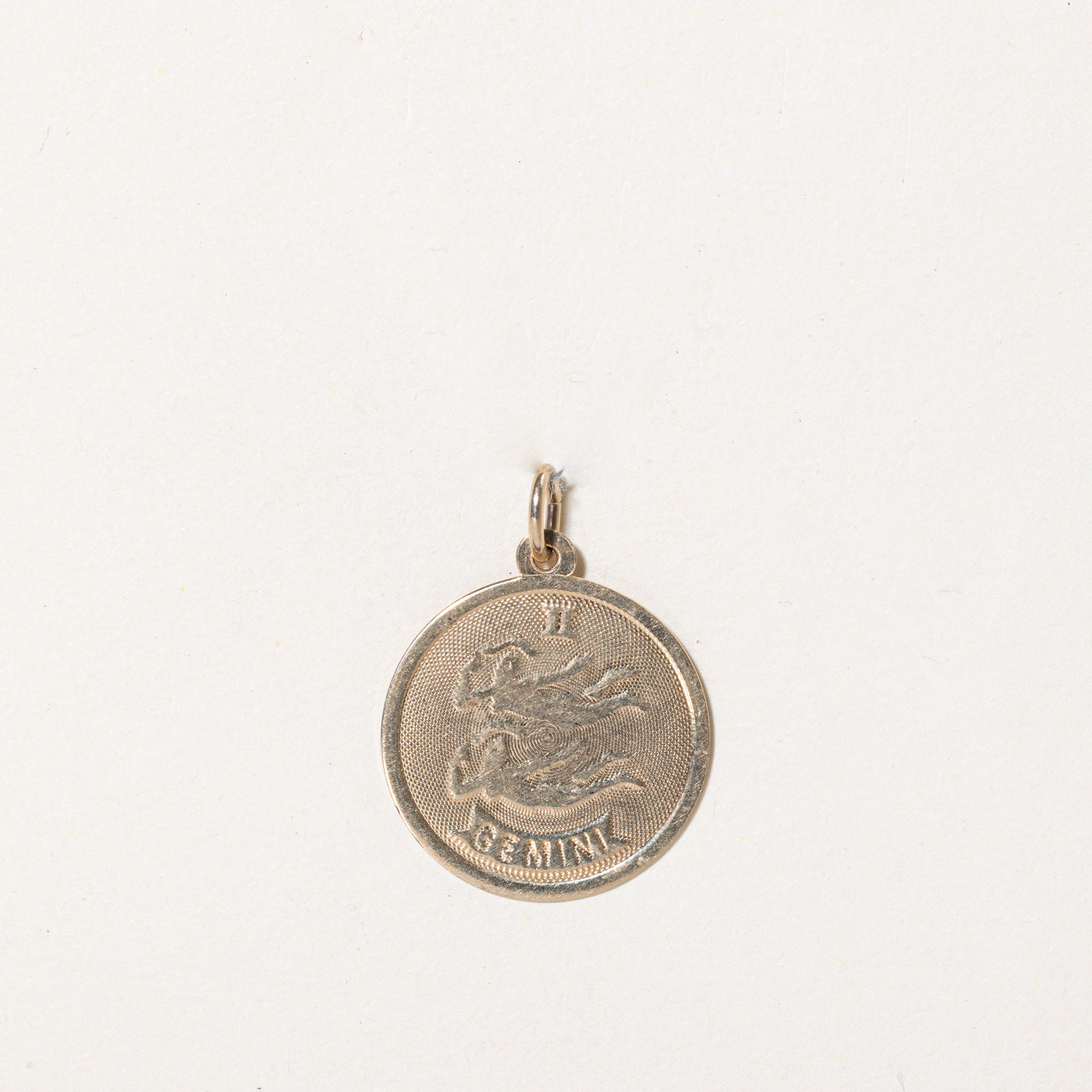 18k Yellow Gold Gemini Charm