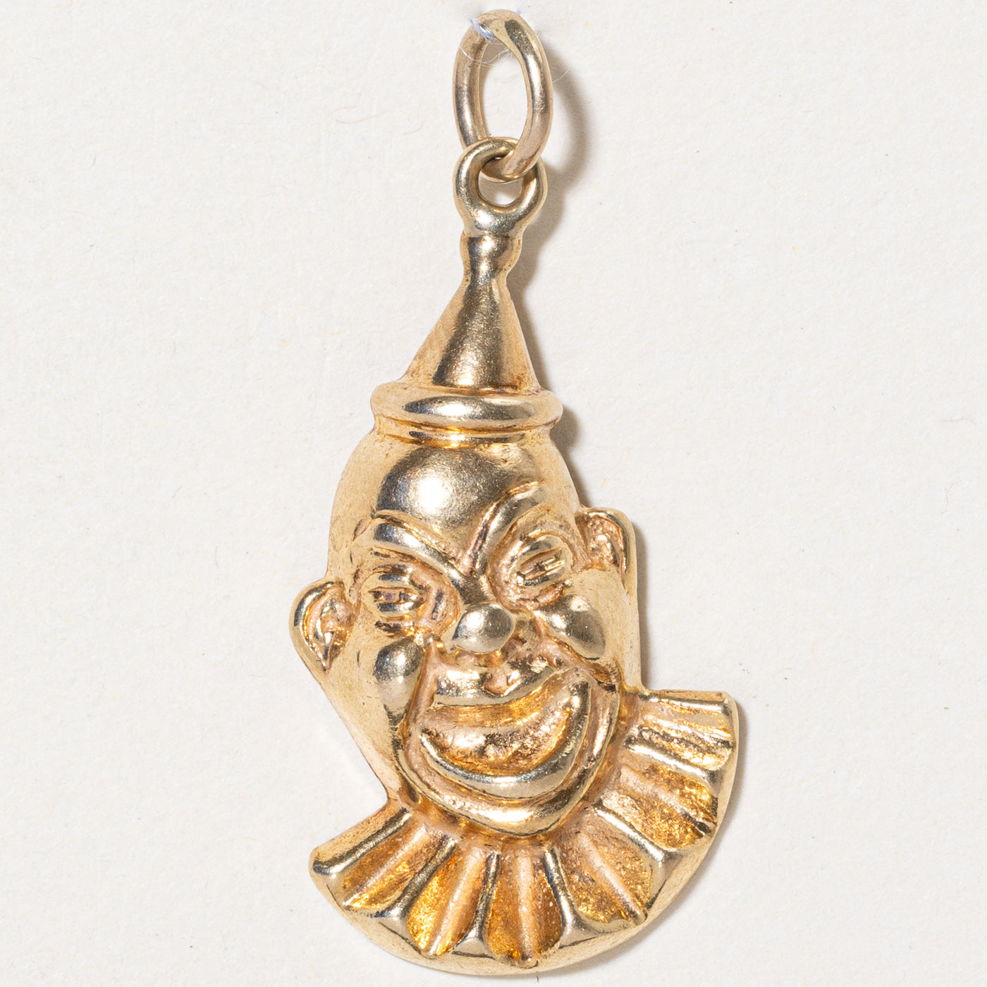 18k Yellow Gold Clown Charm