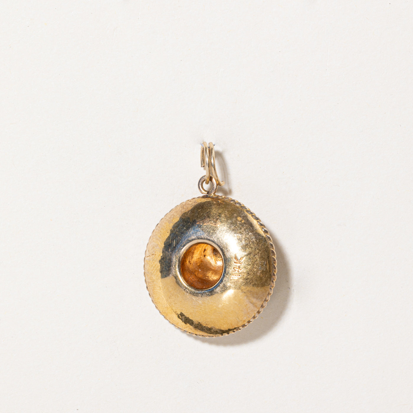 14k Yellow Gold Sombrero Charm