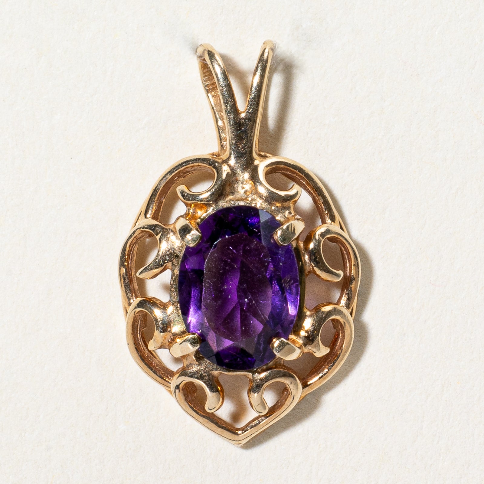 Ornate Amethyst Pendant | 1.00ct |