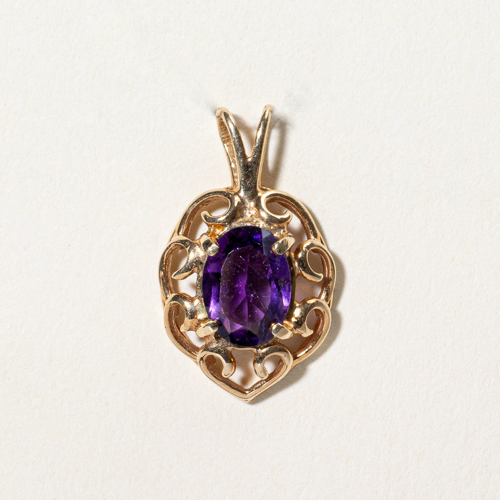 Ornate Amethyst Pendant | 1.00ct |