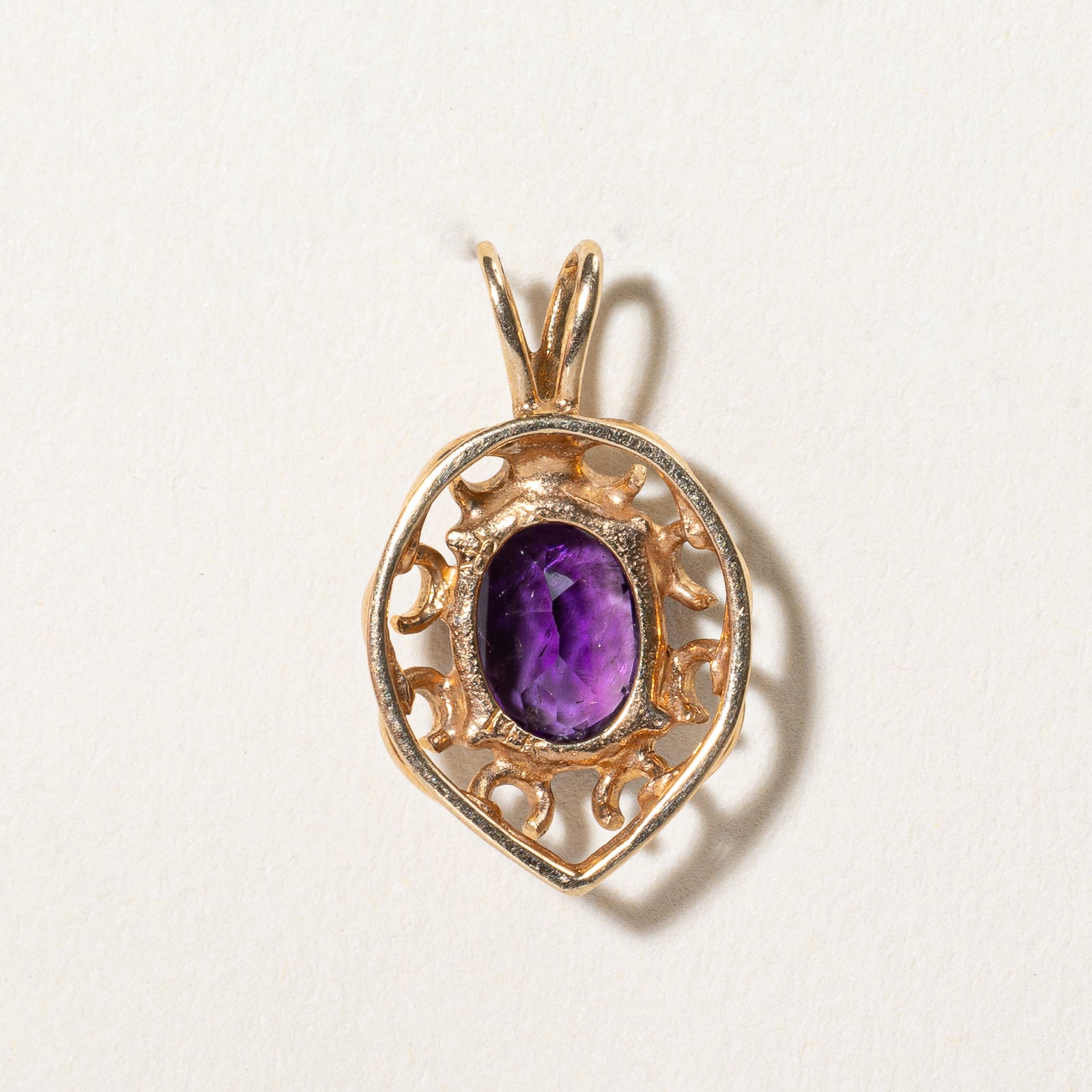 Ornate Amethyst Pendant | 1.00ct |