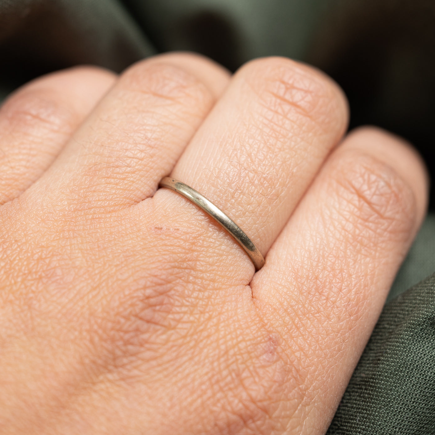 Alliance fine en or blanc 9 carats | Taille 9,25 |