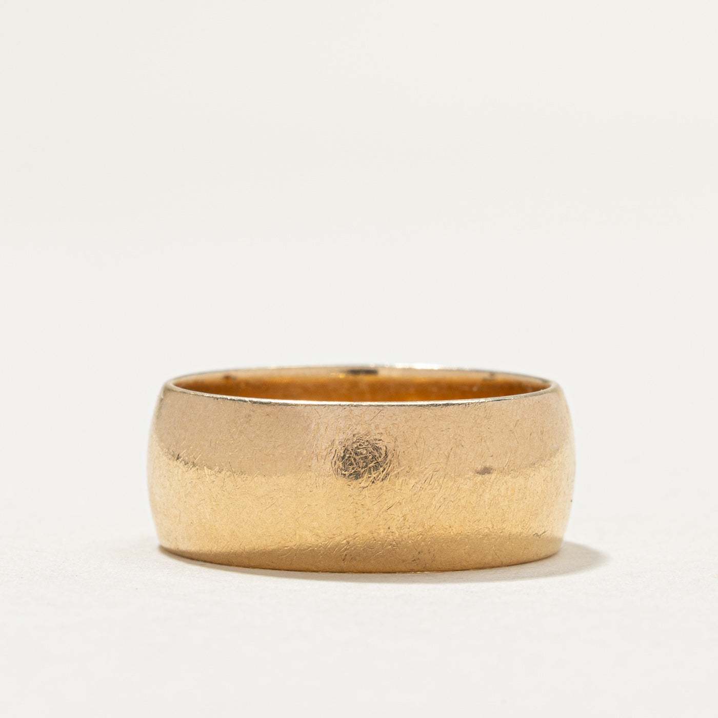 Vintage 10K Yellow Gold Cigar Band | 8.7mm | SZ 9.75