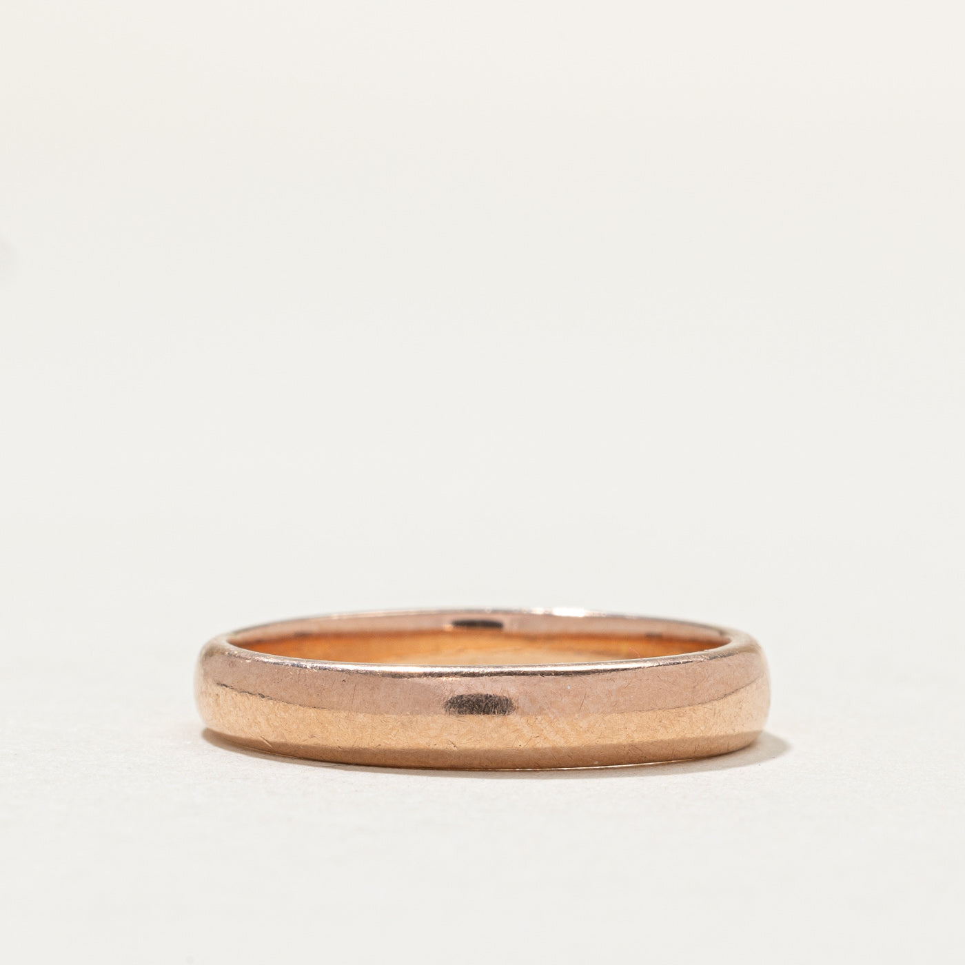 Vintage Canadian 14K Rose Gold Band | 3.5mm | SZ 7.25