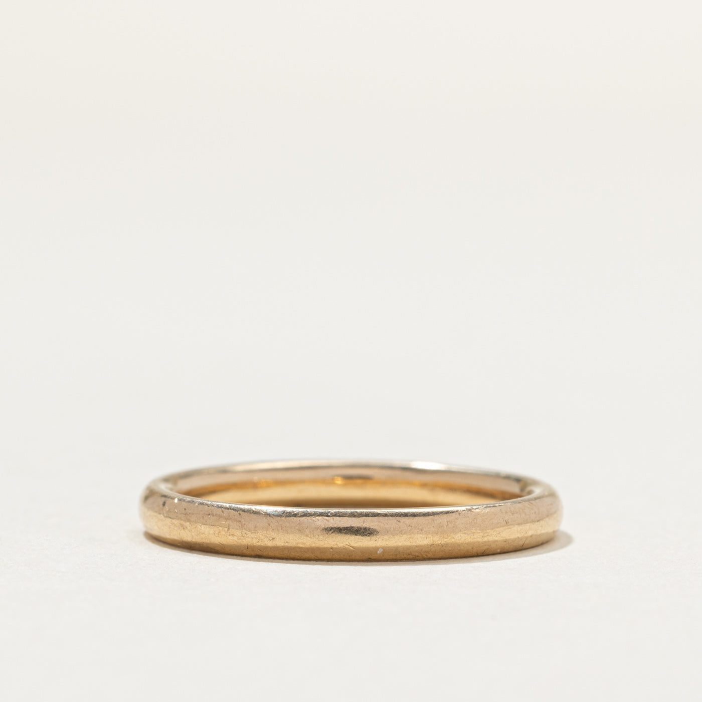 Alliance en or jaune 14 carats | 2,5 mm | Taille 7,5