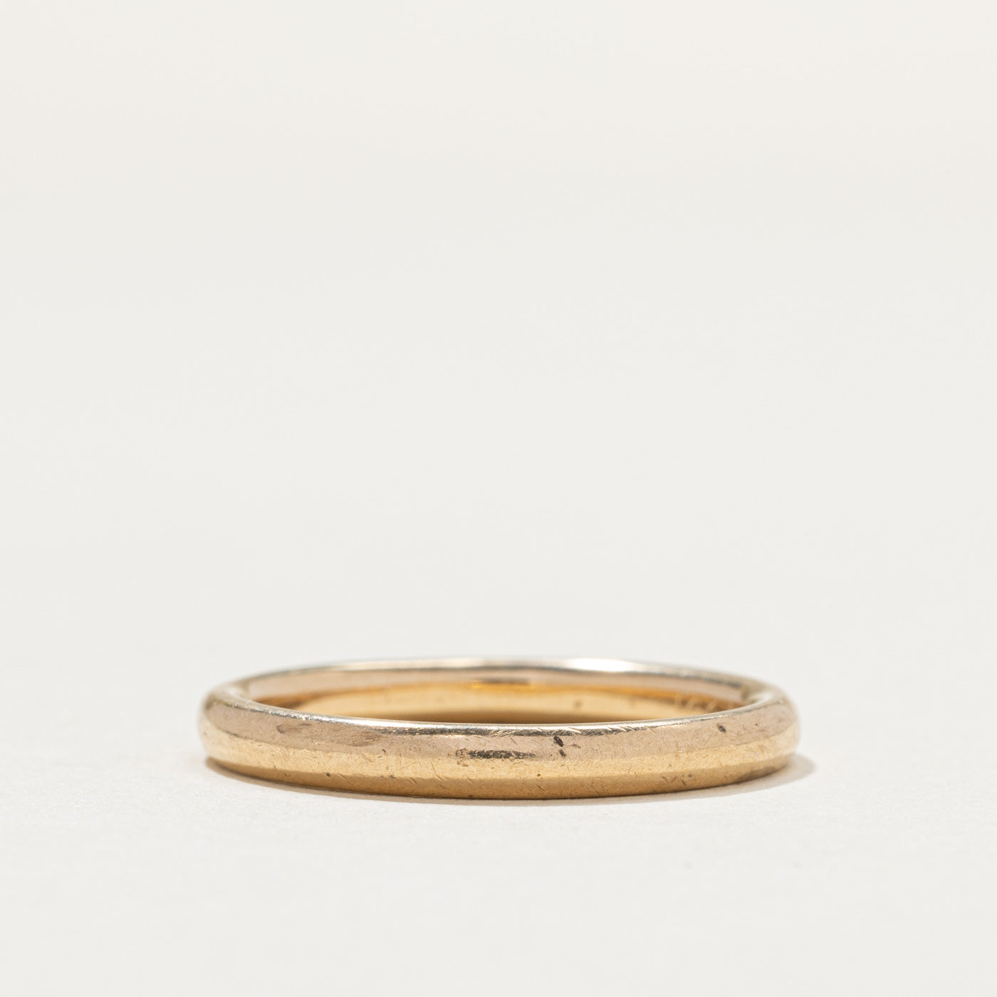 Alliance en or jaune 14 carats | 2,5 mm | Taille 7,5