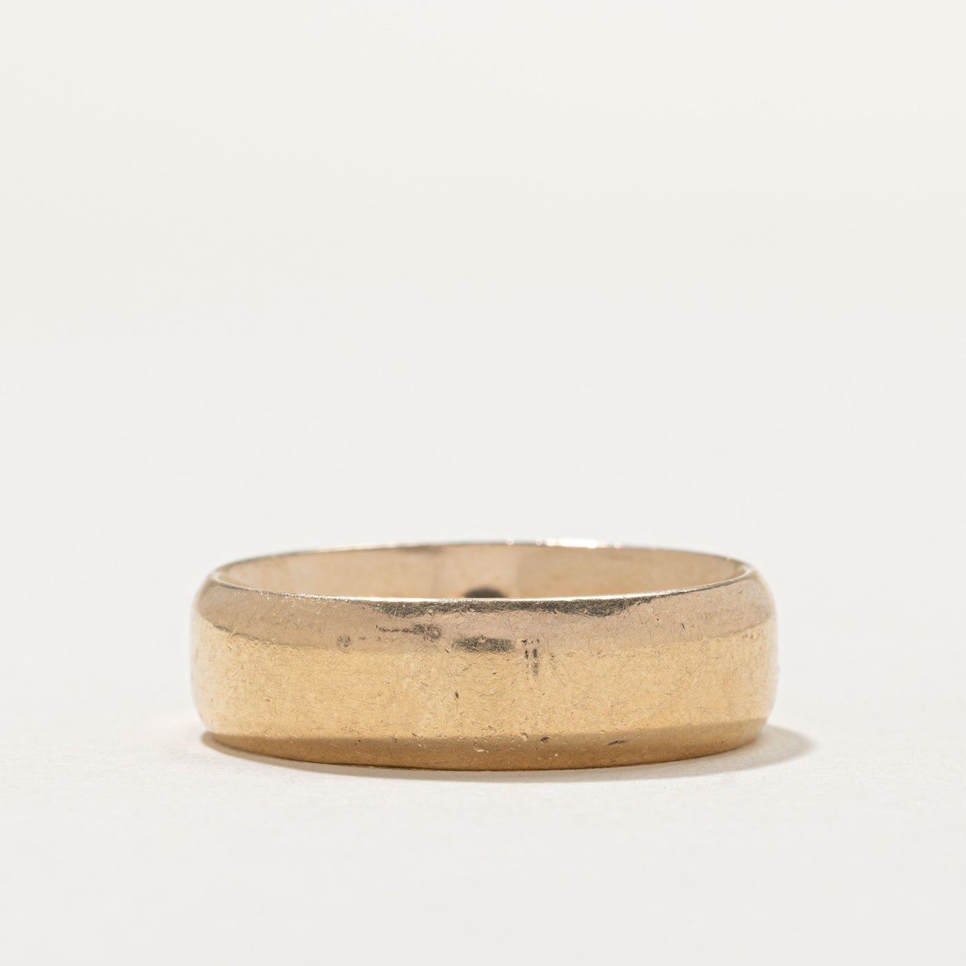 Vintage 14K Yellow Gold Band | 7.0mm | SZ 10.75