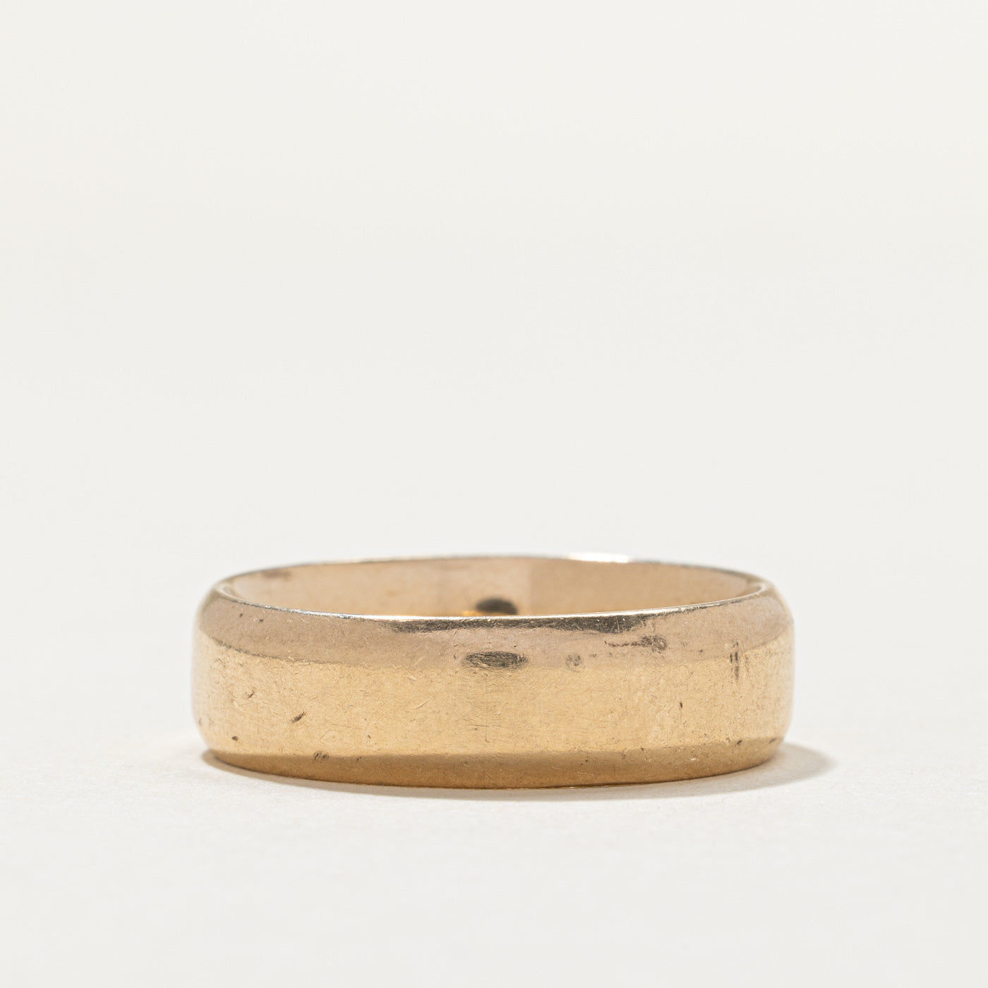 Vintage 14K Yellow Gold Band | 7.0mm | SZ 10.75