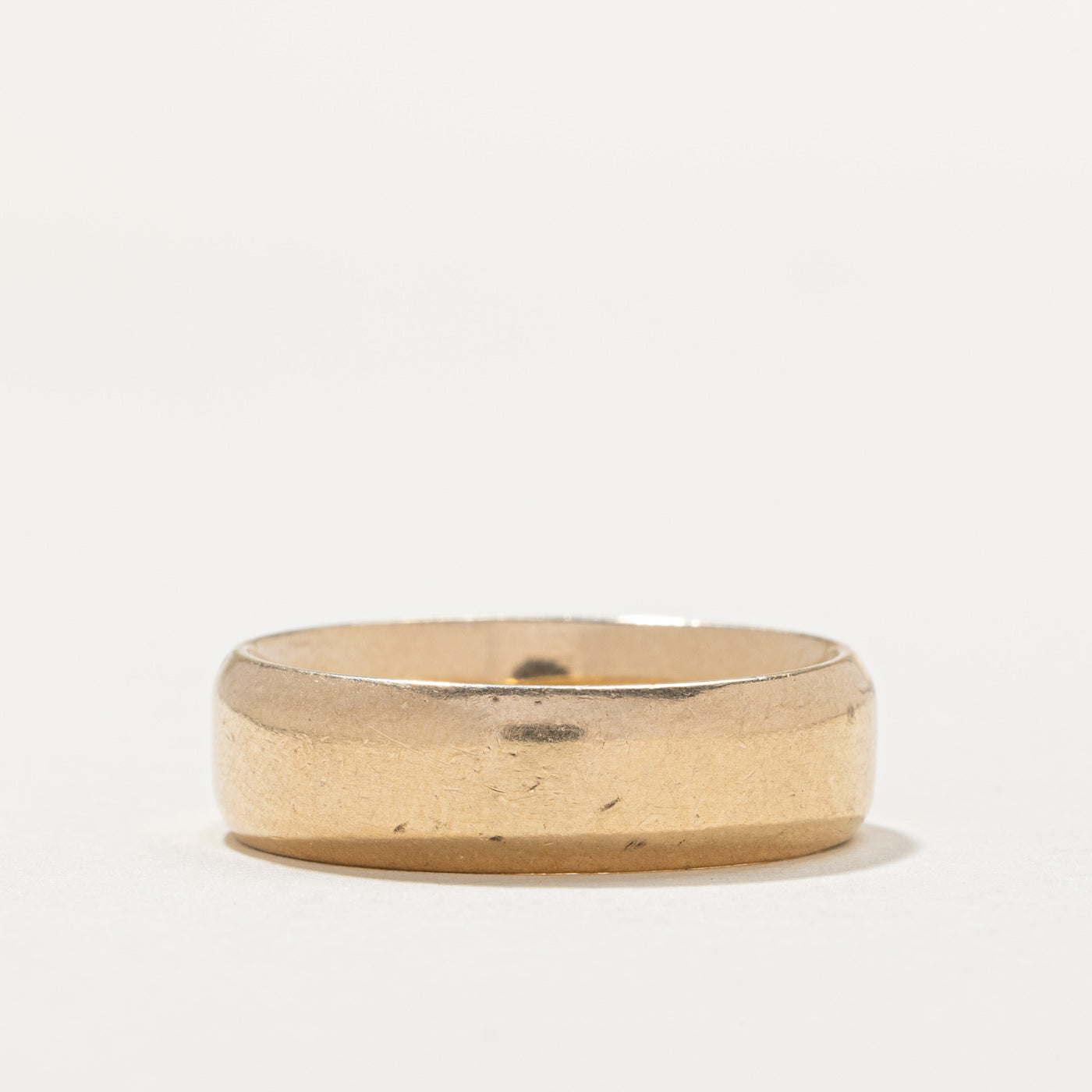 Vintage 14K Yellow Gold Band | 7.0mm | SZ 10.75