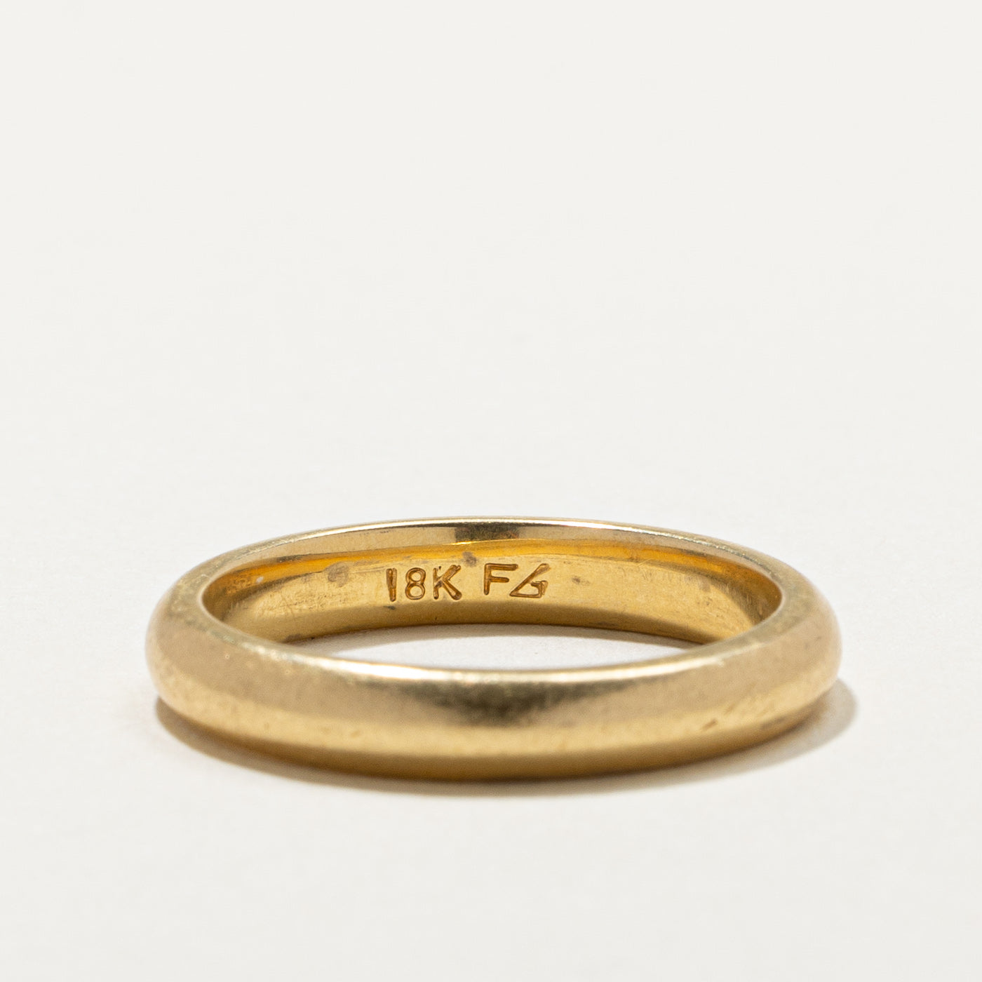 18K Yellow Gold Band | 3.8mm | SZ 9.5