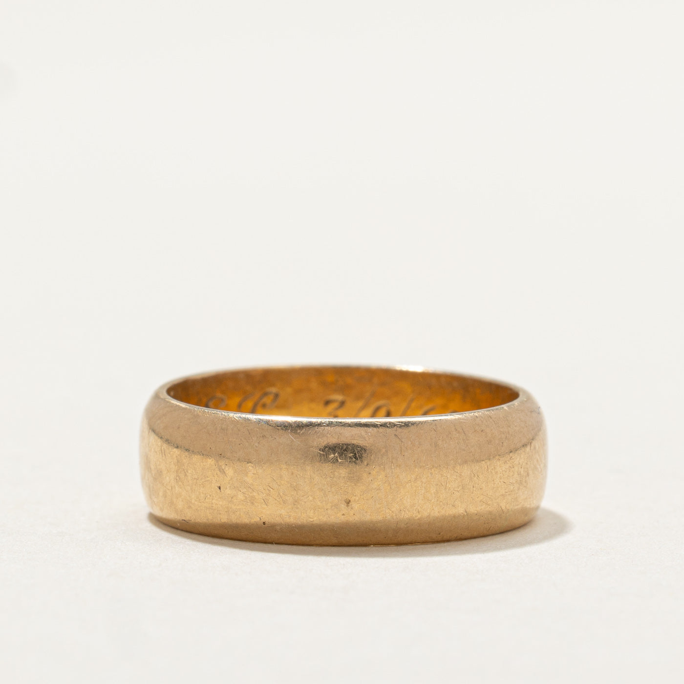 'Birks' 14K Yellow Gold Plain Band | 5.9mm | SZ 6