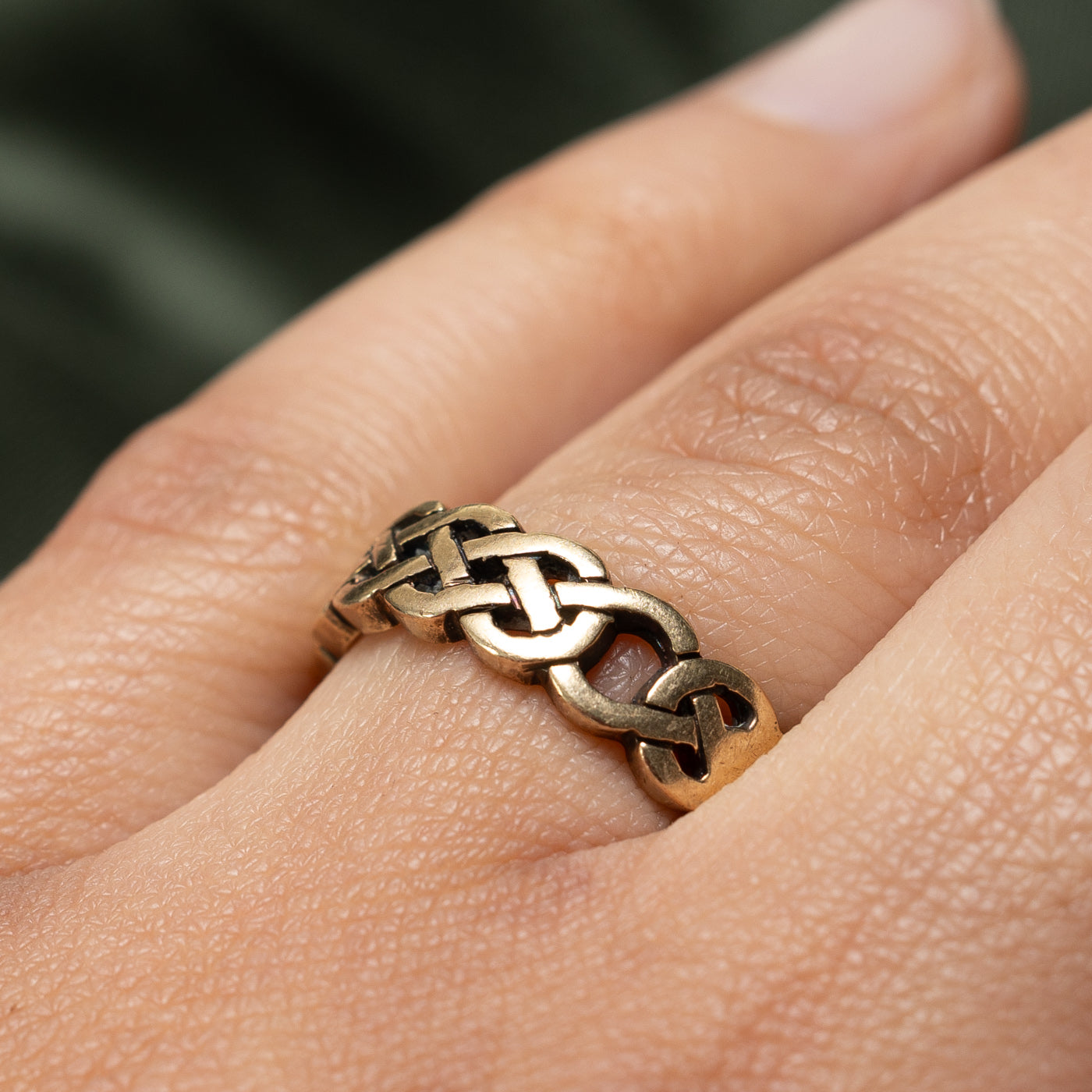 10K Yellow Gold Braided Design Band | 5.8mm | SZ 7.25