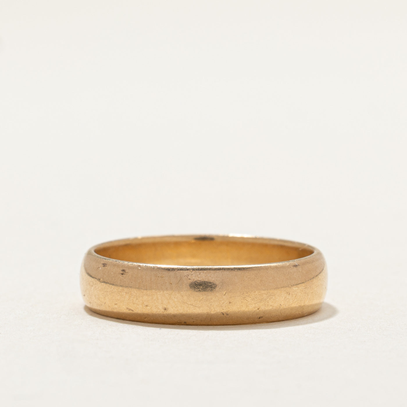 'Birks' 18K Yellow Gold Plain Band | 5.2mm | SZ 9.25