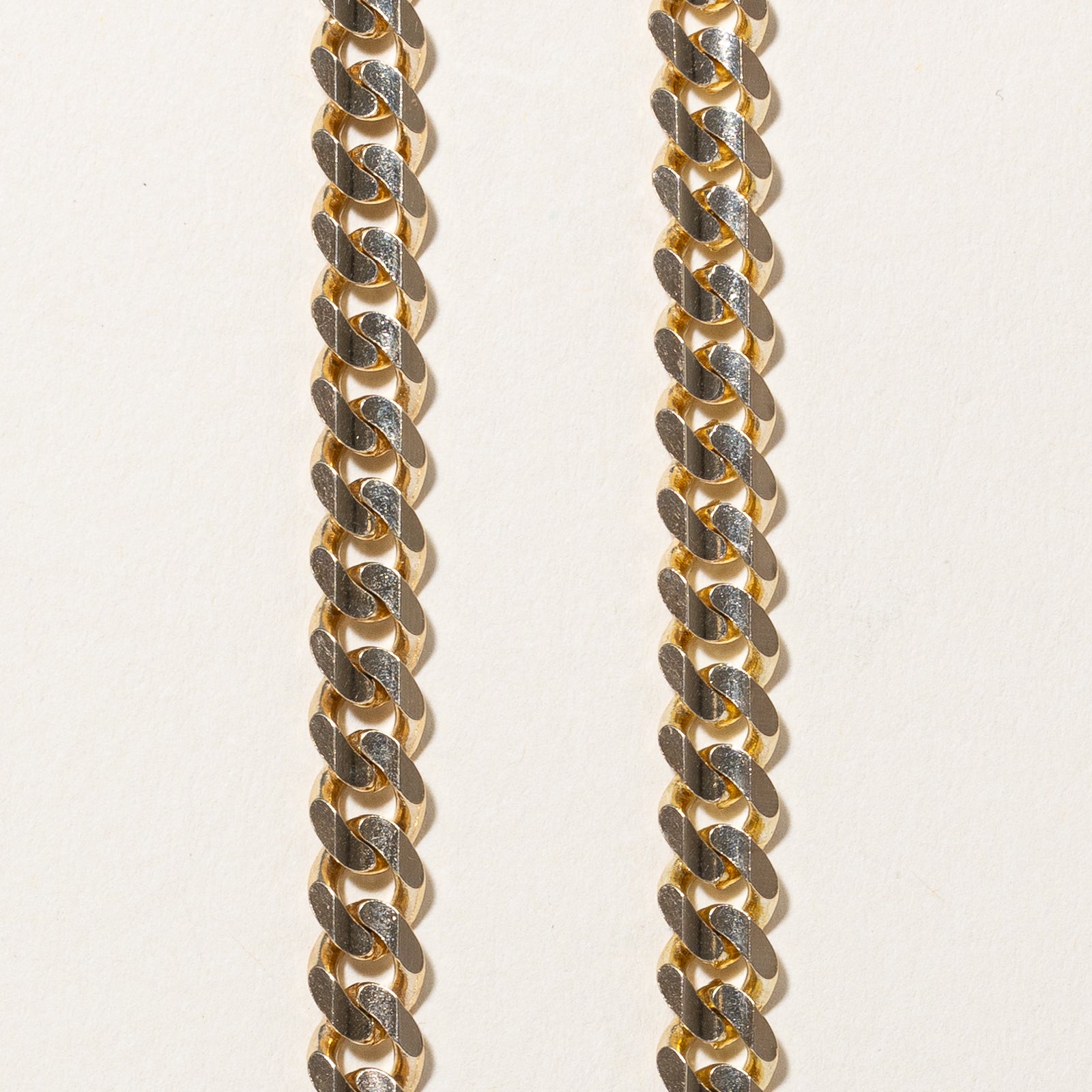 10K Yellow Gold Curb Link Chain | 6.72mm | 26.5"