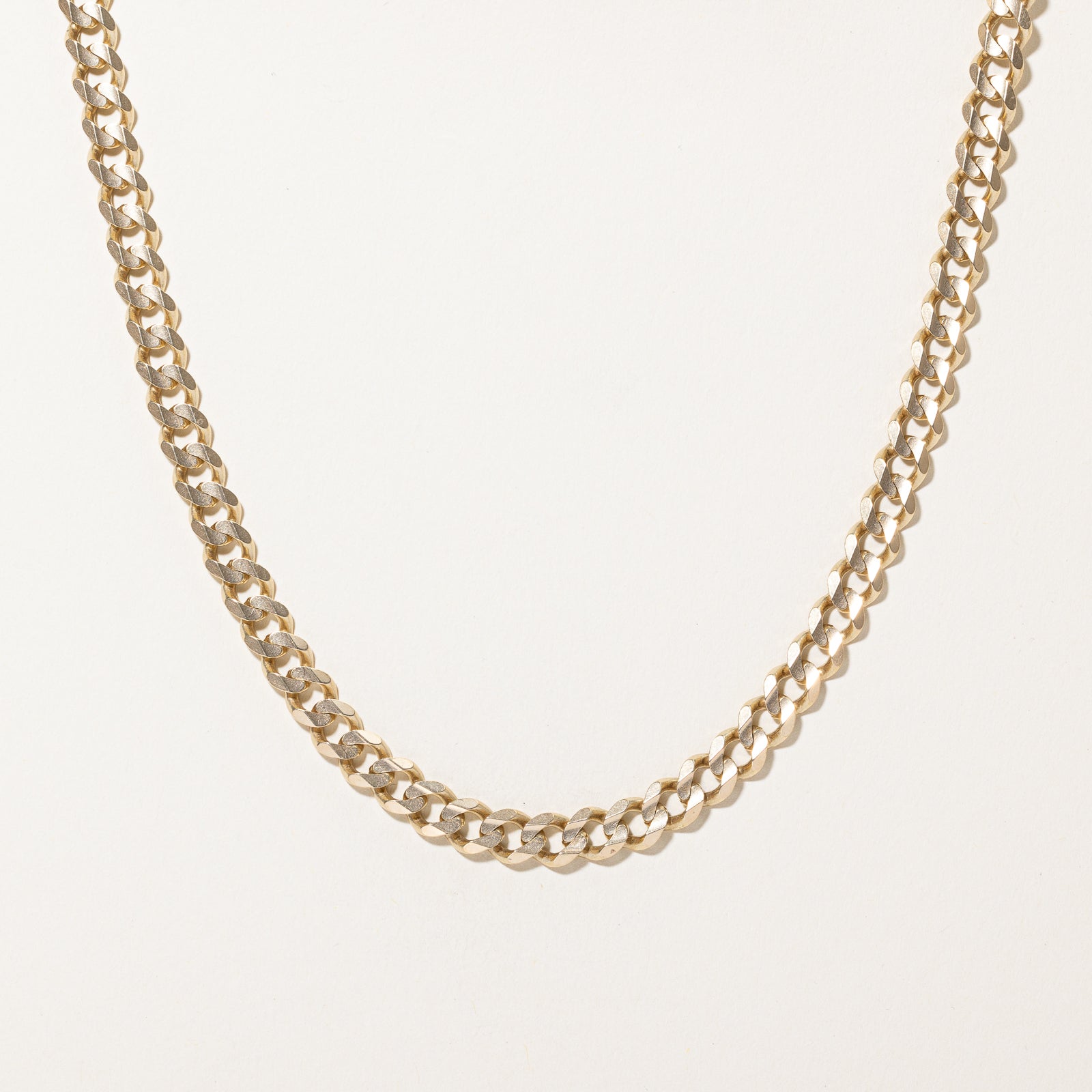 10K Curb Link Chain | 6.77mm | 21.5"