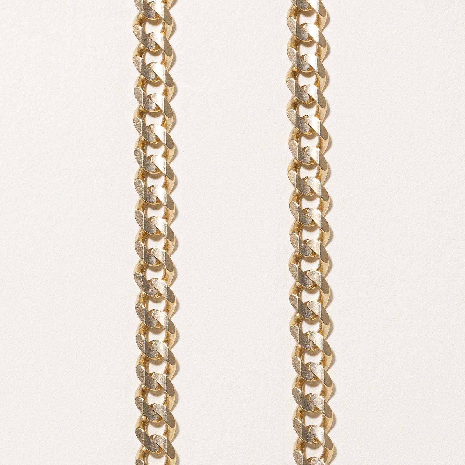 10K Curb Link Chain | 6.77mm | 21.5"