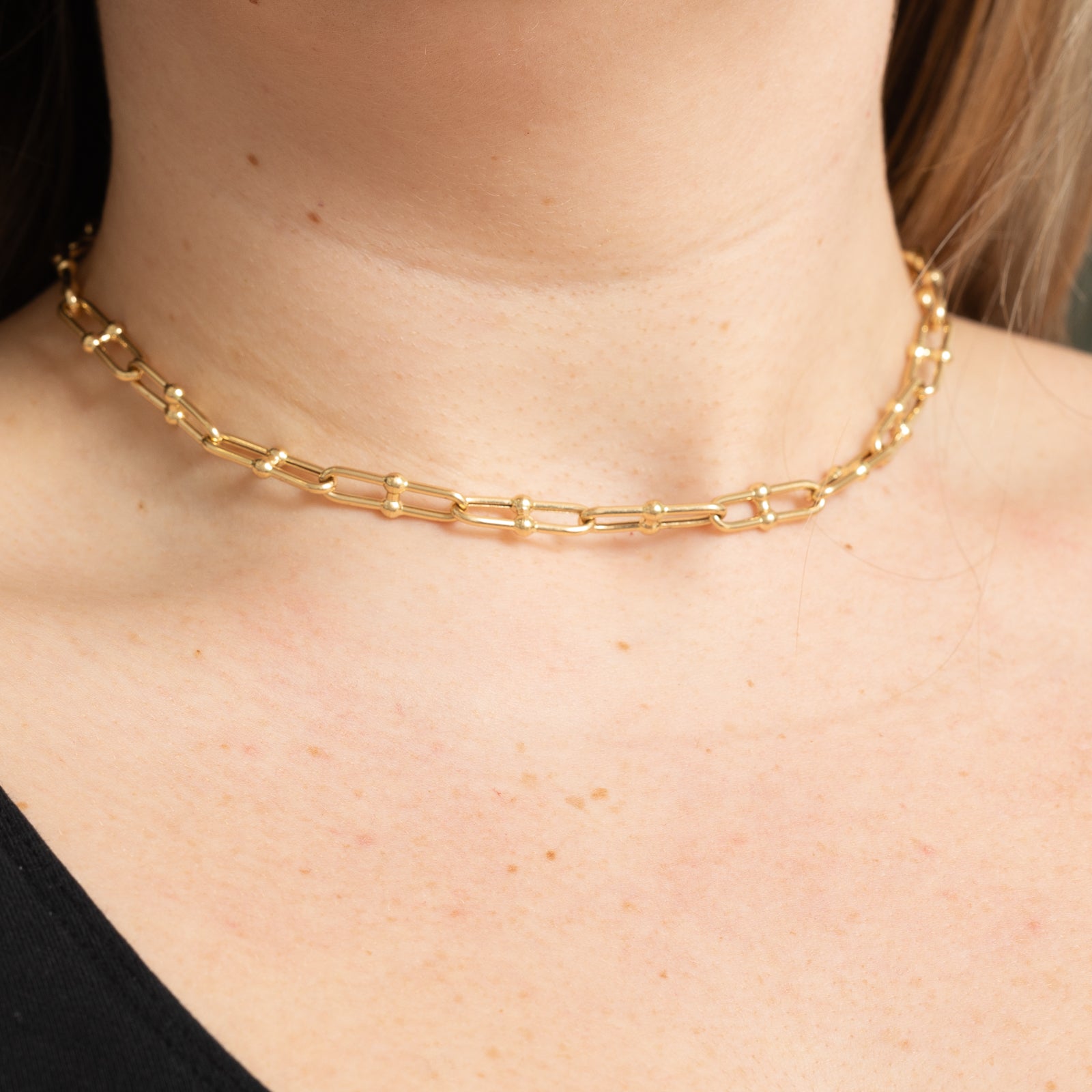 18K Yellow Gold Hardwear Inspired Chain | 6.77mm | 15.5"