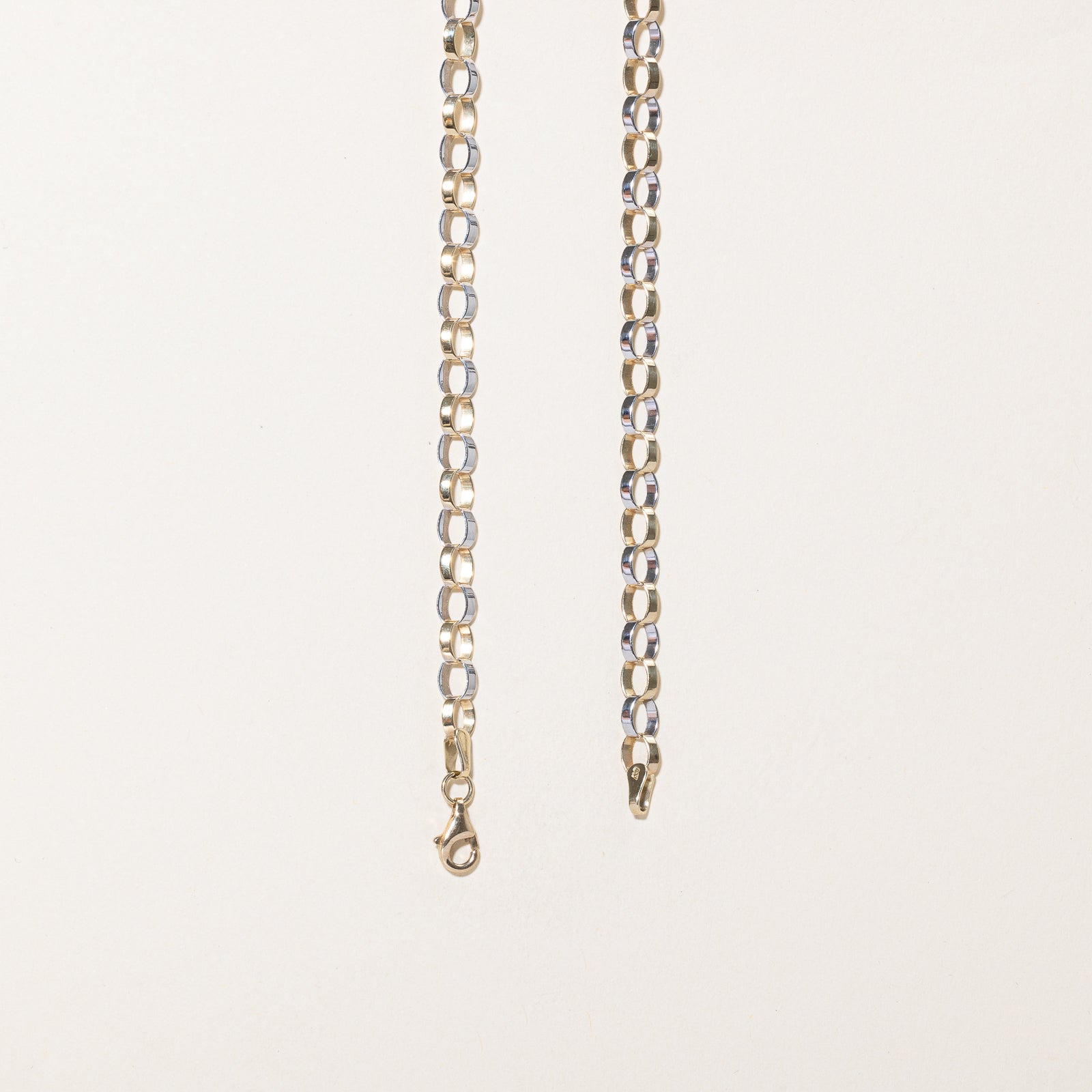 10K Two Tone Gold Chain | 4.81mm | 20"