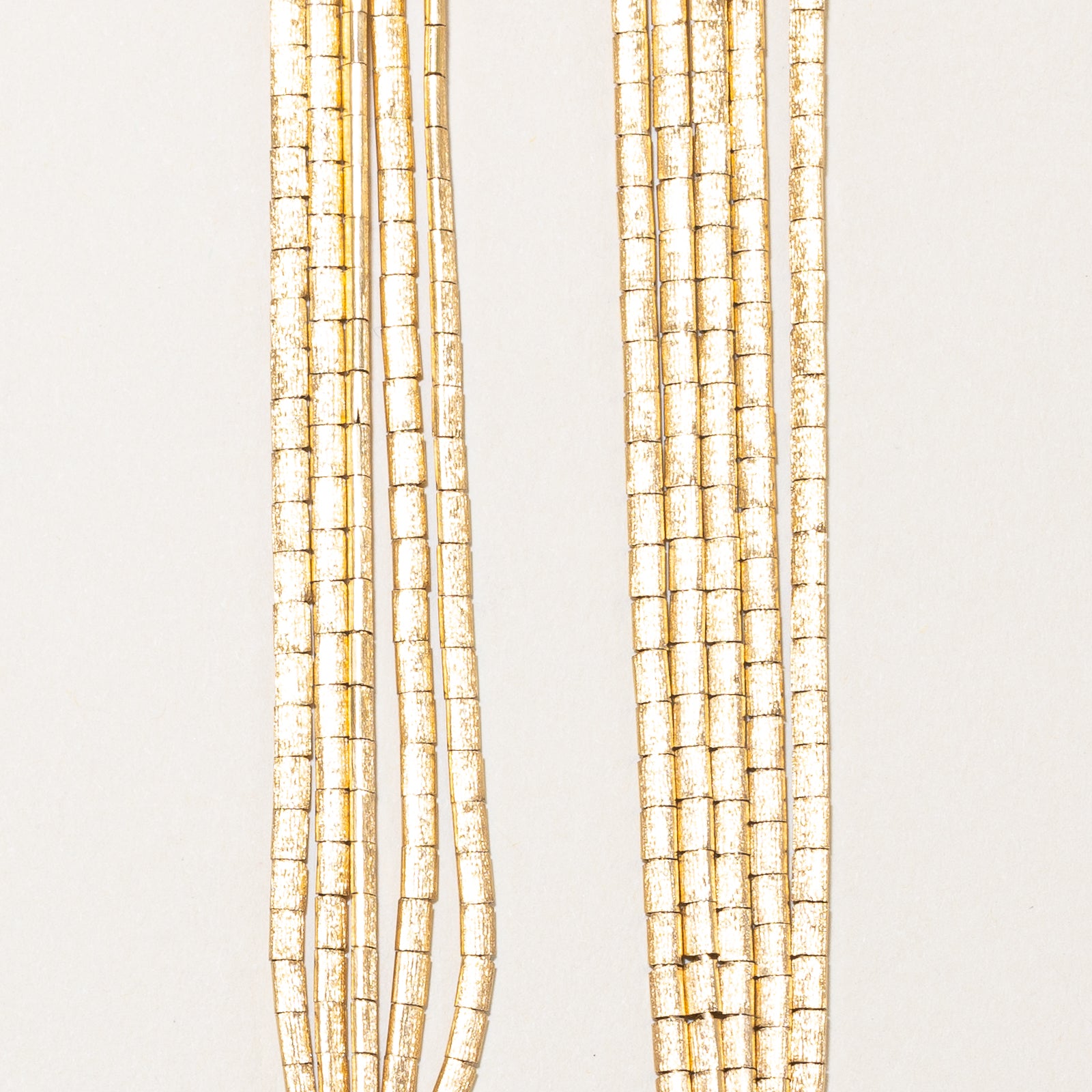 18K Yellow Gold Multi Layered Omega Necklace | 17"