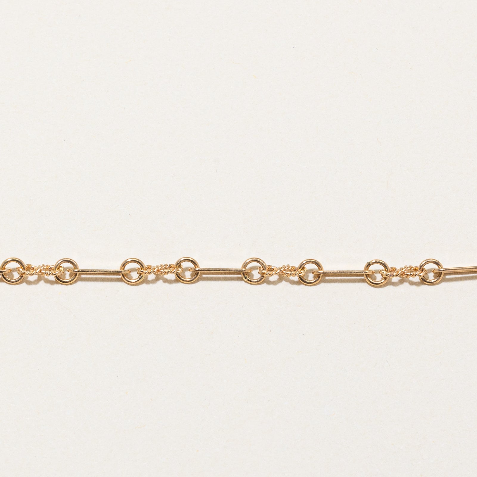 20K Yellow Gold Chain Bracelet | 2.89mm | 7.5"