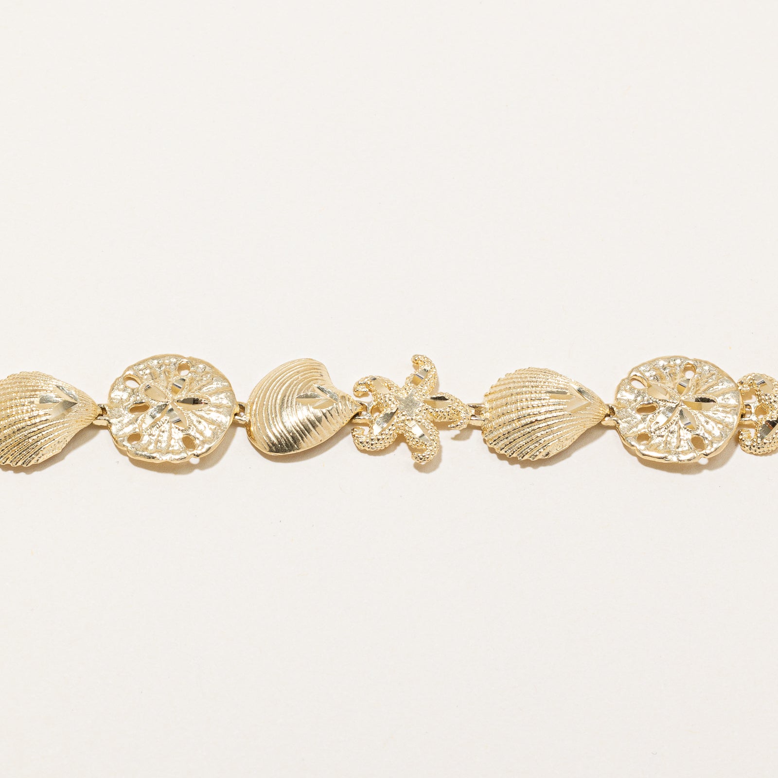 14K Yellow Gold Under the Sea Bracelet | 14.65mm | 7.5"