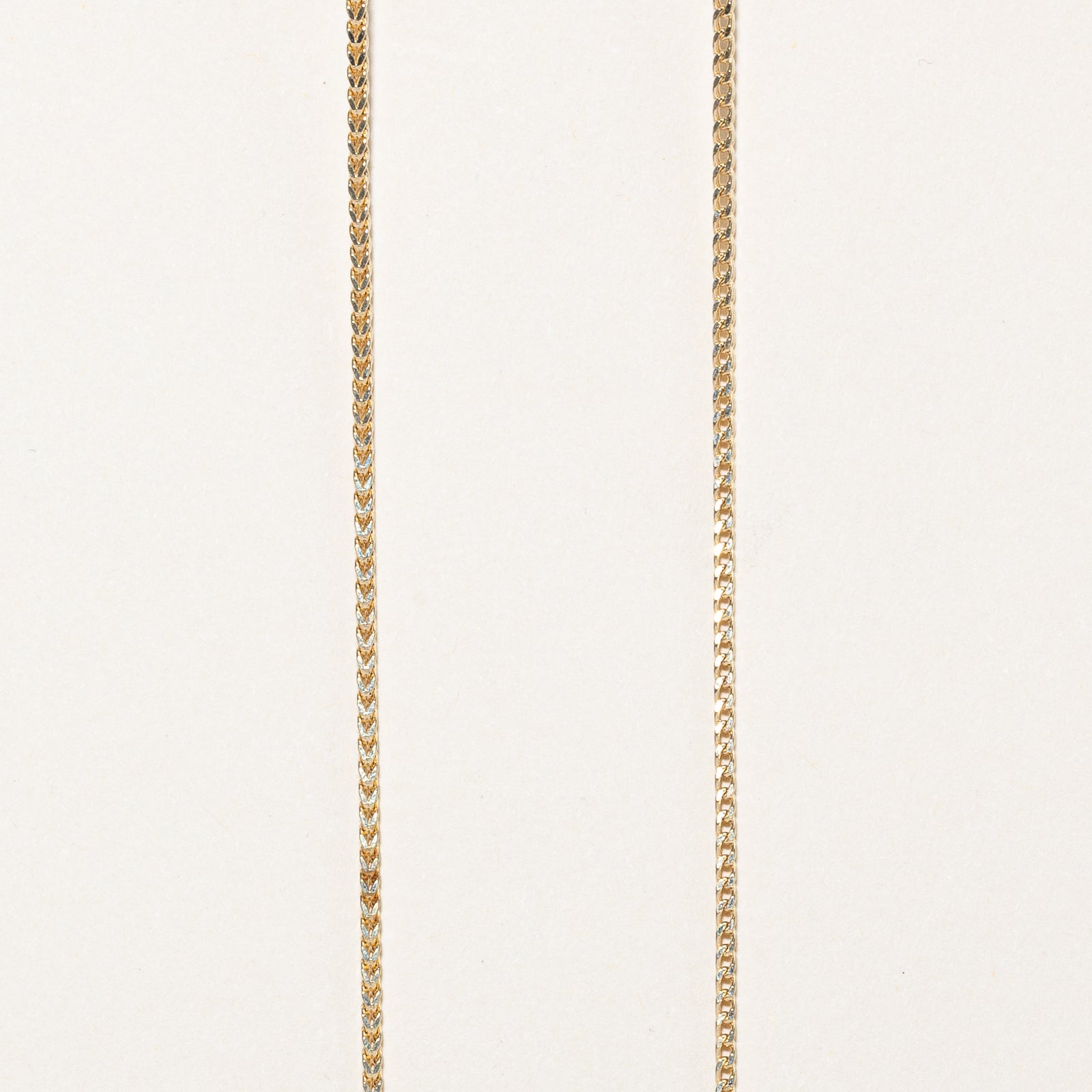 18K Yellow Gold Foxtail Chain | 1.22mm | 17.5"