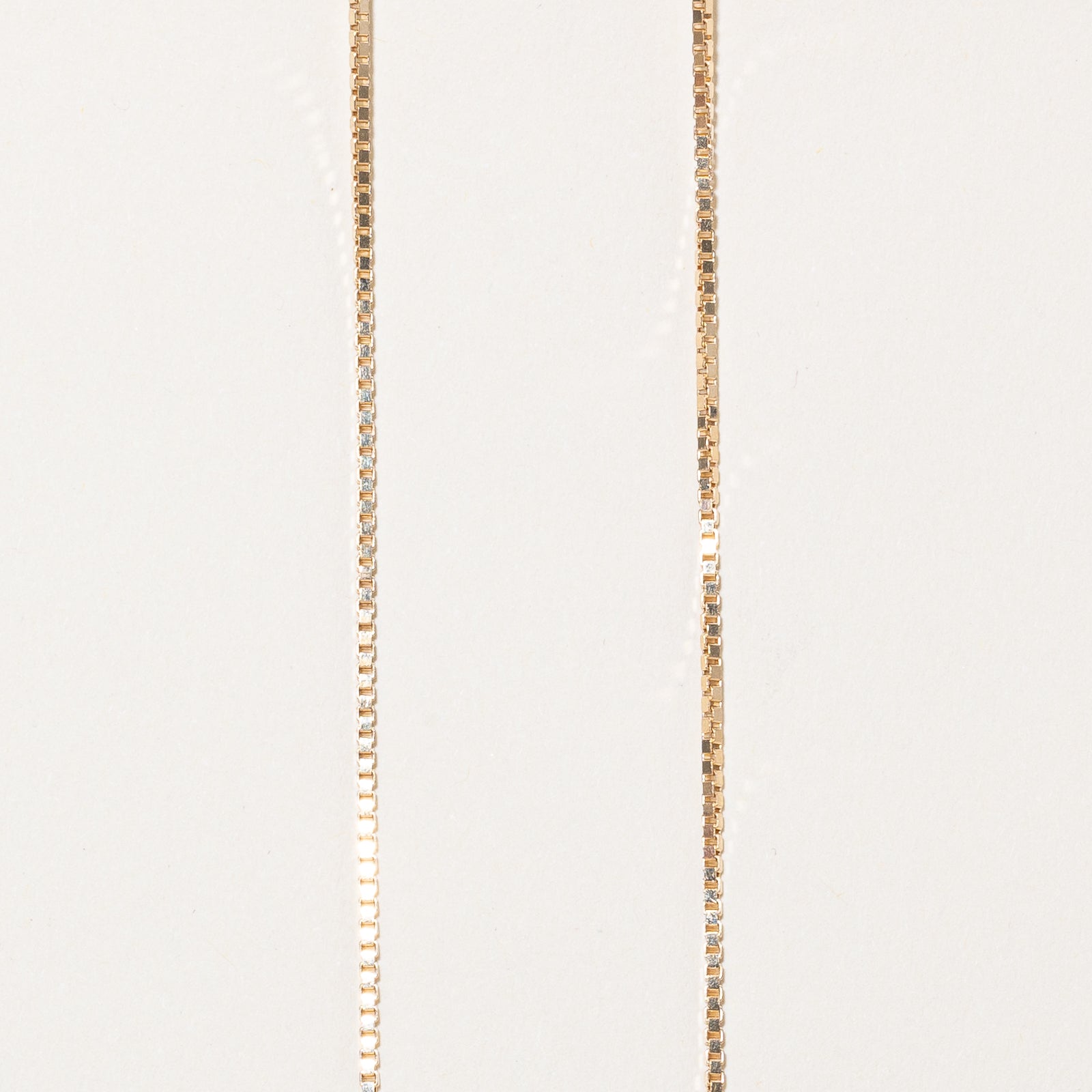 14K Yellow Gold Box Link Chain | 1.17mm | 16"