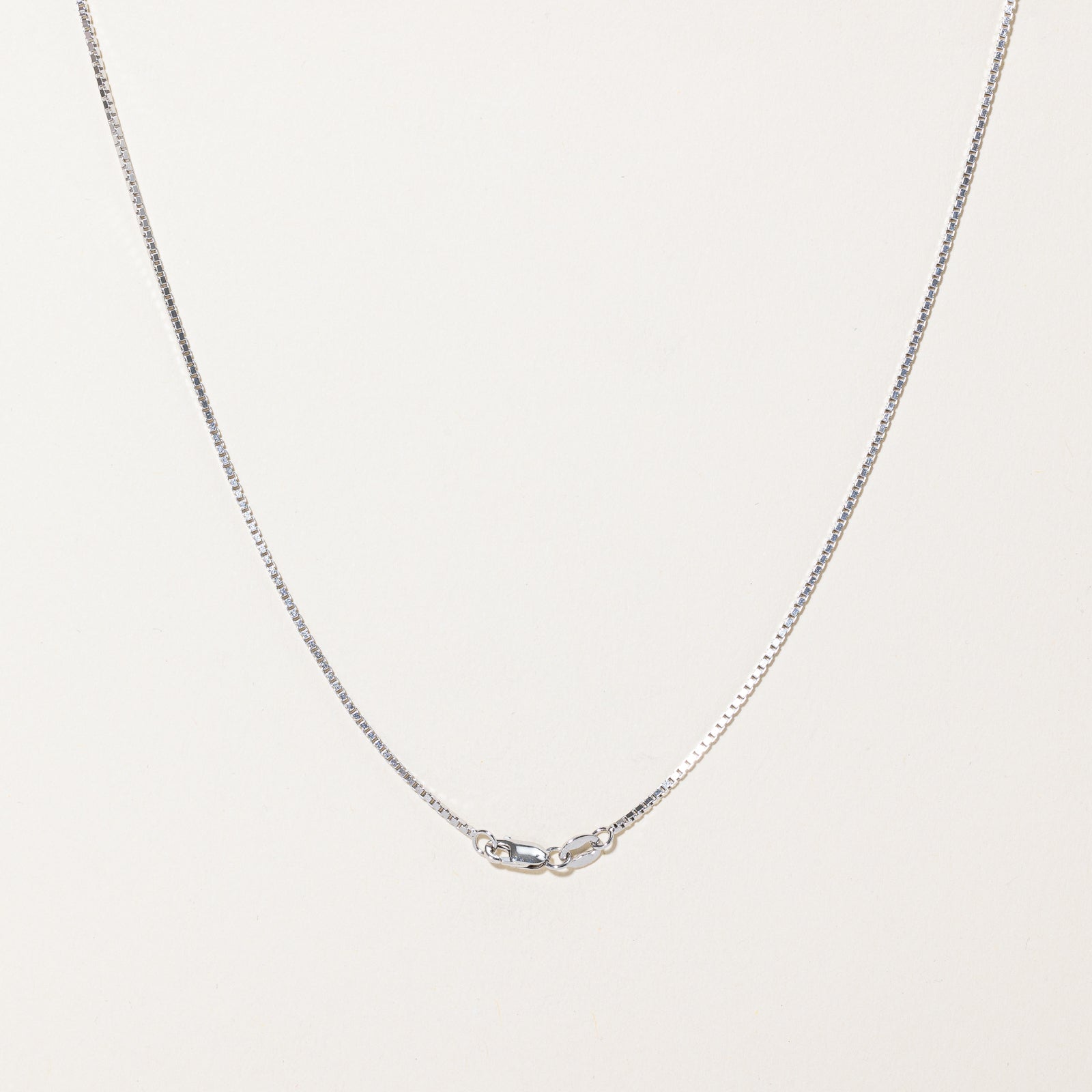Silver Box Link Chain | 1.15mm | 20"