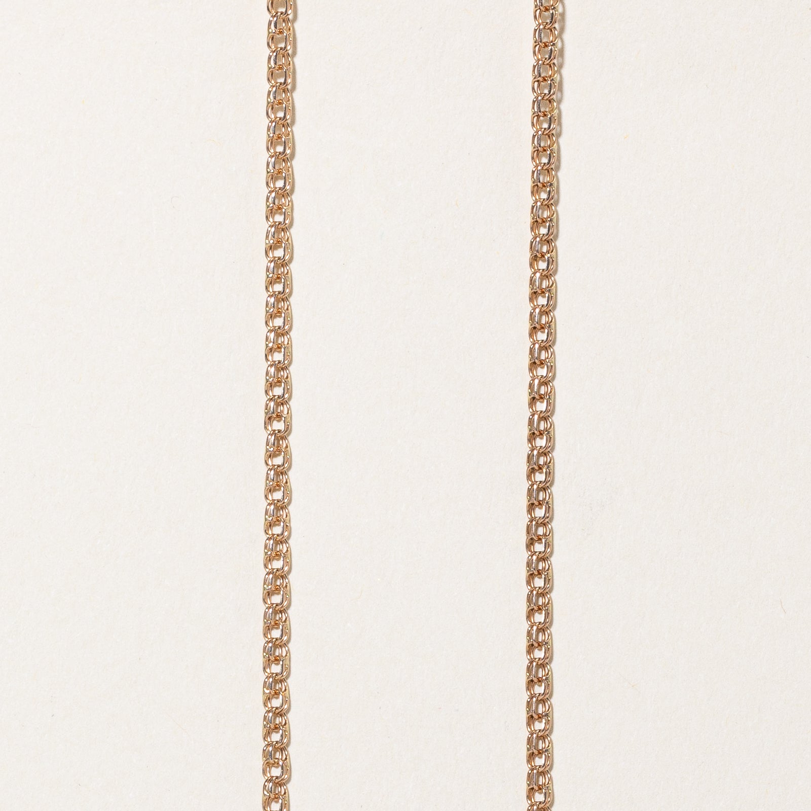 Chaîne Prince de Galles en or rose 14 carats | 2,27 mm | 50,8 cm