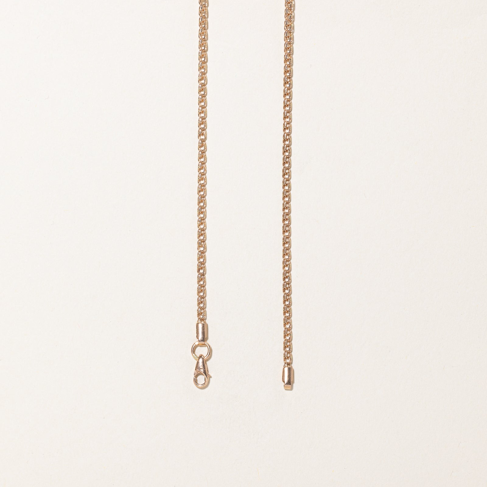 Chaîne Prince de Galles en or rose 14 carats | 2,27 mm | 50,8 cm