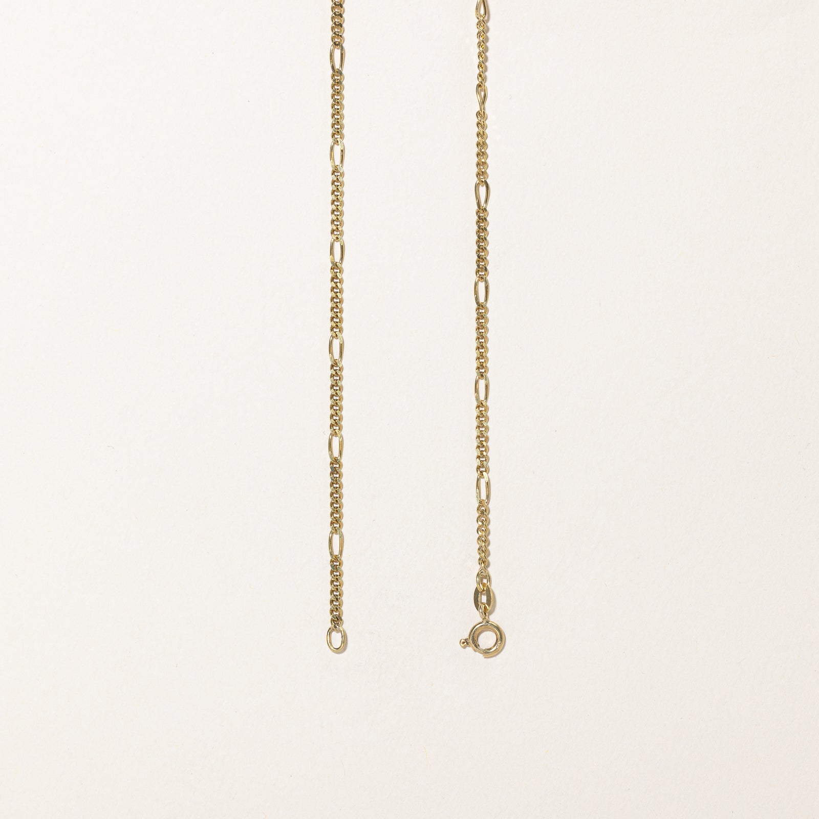 14K Yellow Gold Figaro Chain | 2.36mm | 20"