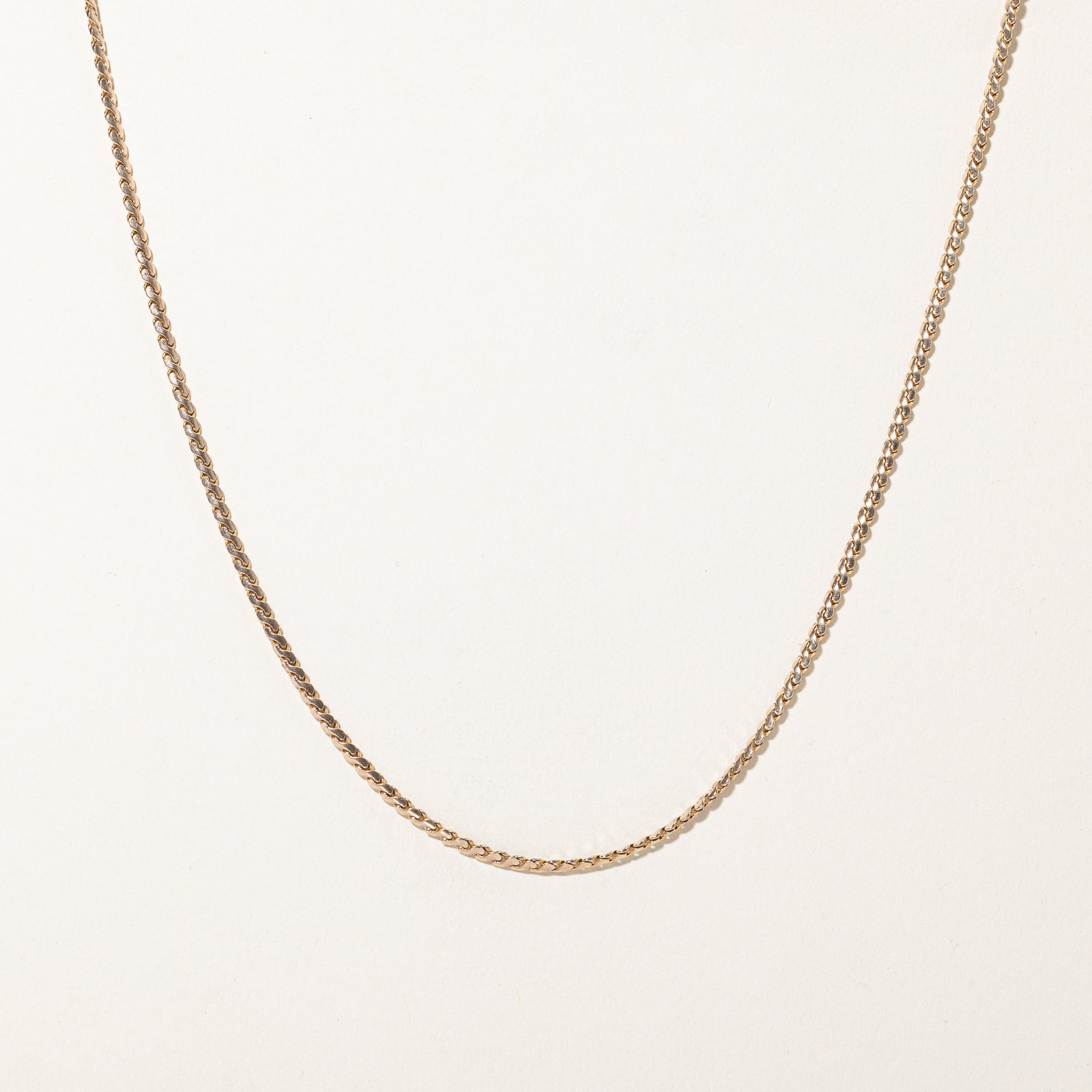 10K Yellow Gold S Link Chain | 2.10mm | 26"