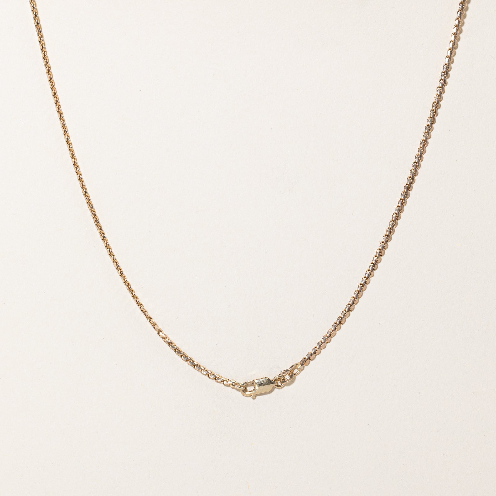 10K Yellow Gold S Link Chain | 2.10mm | 26"