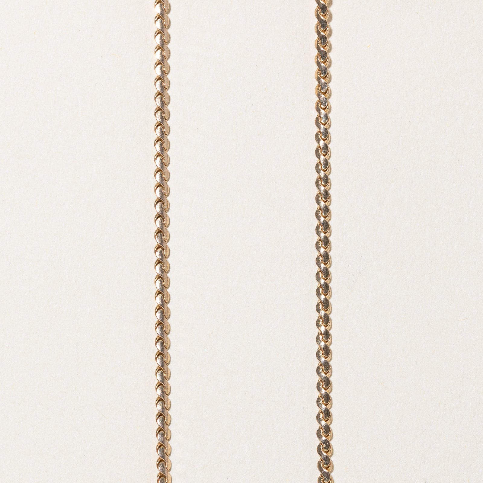10K Yellow Gold S Link Chain | 2.10mm | 26"