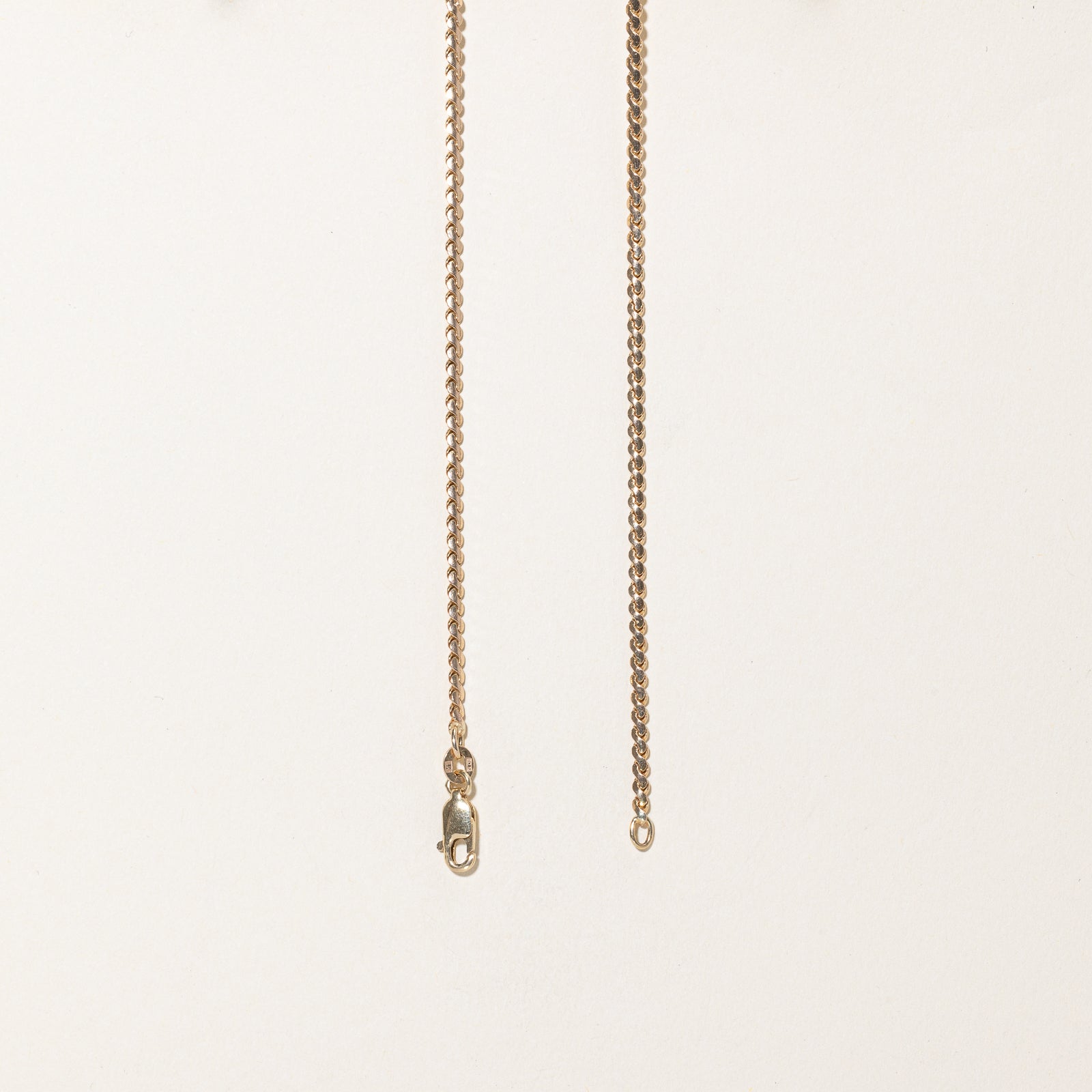 10K Yellow Gold S Link Chain | 2.10mm | 26"