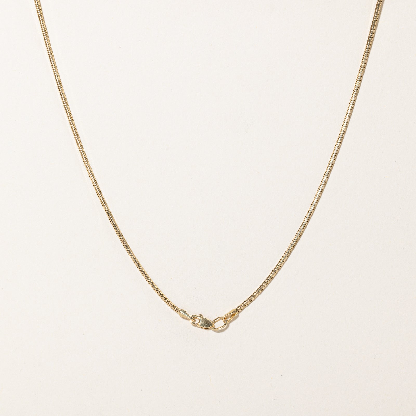 14K Yellow Gold Snake Chain Chain | 1.57mm | 20"