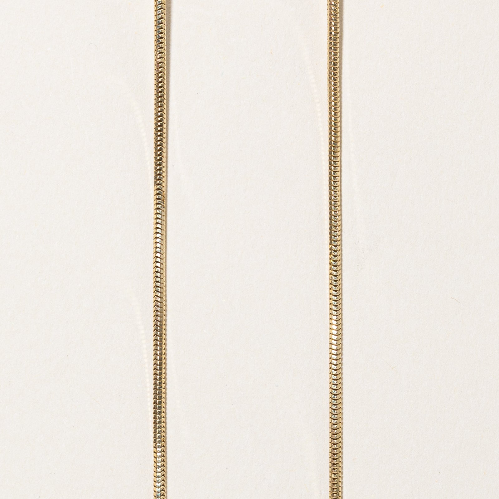 14K Yellow Gold Snake Chain Chain | 1.57mm | 20"