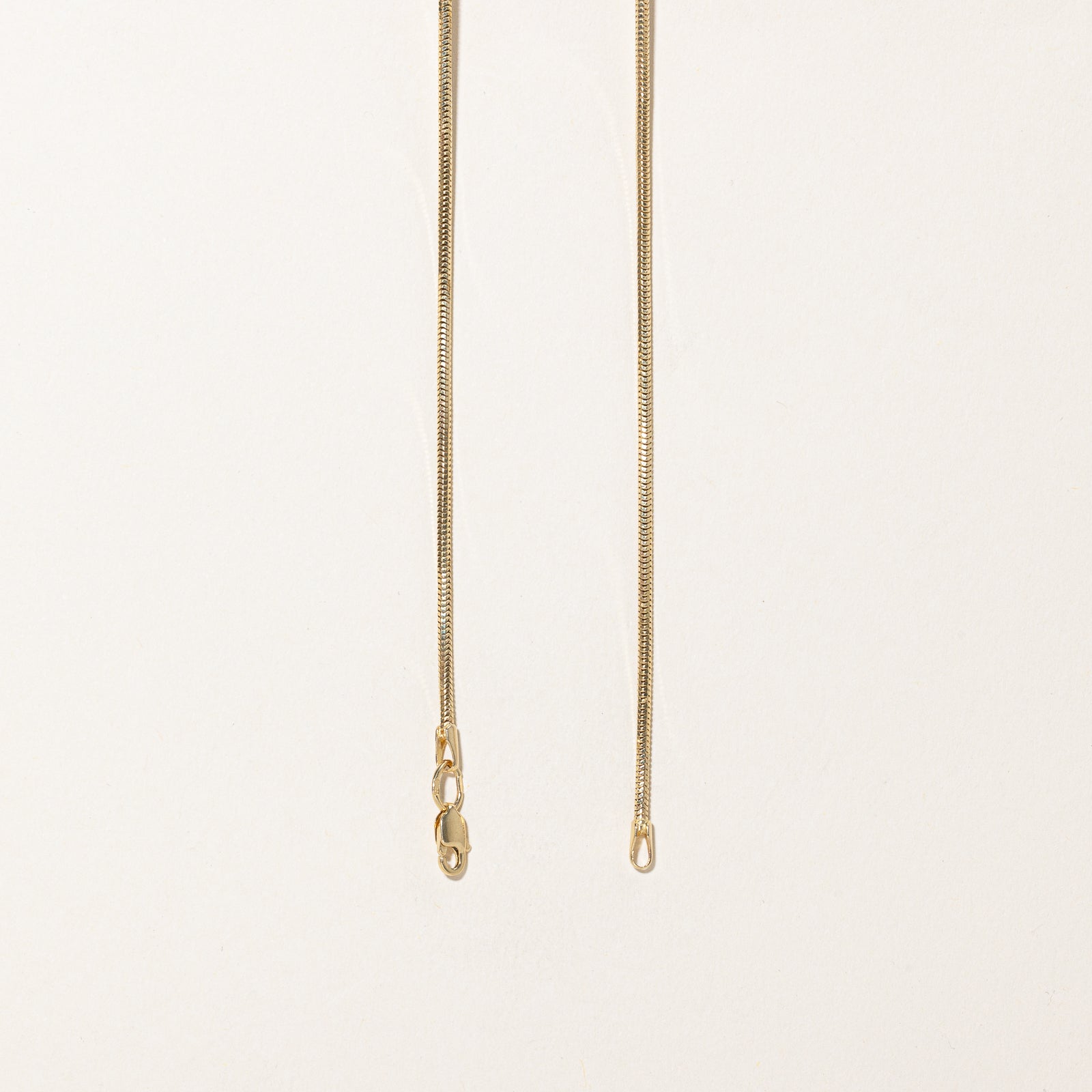 14K Yellow Gold Snake Chain Chain | 1.57mm | 20"