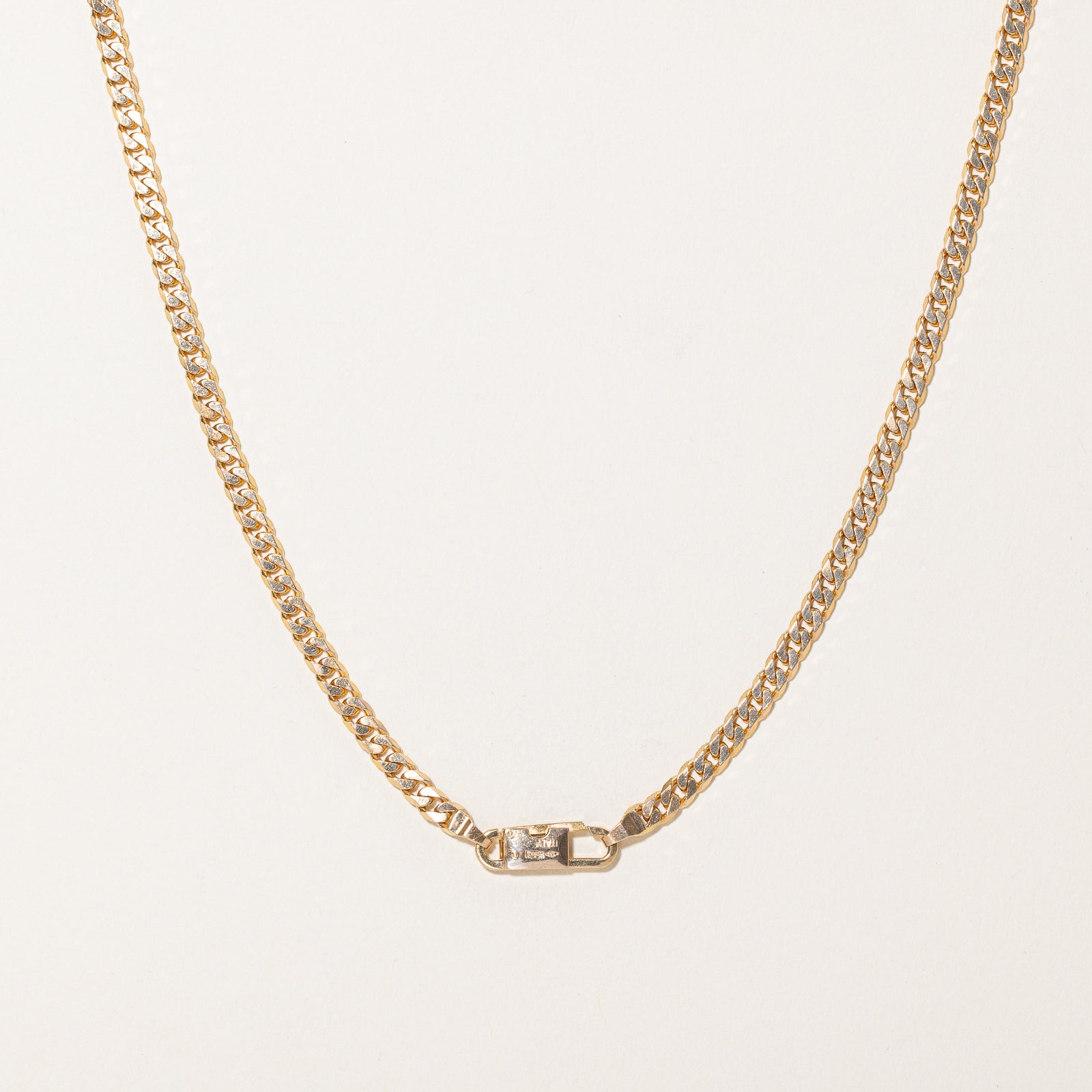'Birks' 14K Yellow Gold Curb Link Chain | 3.89mm | 26"