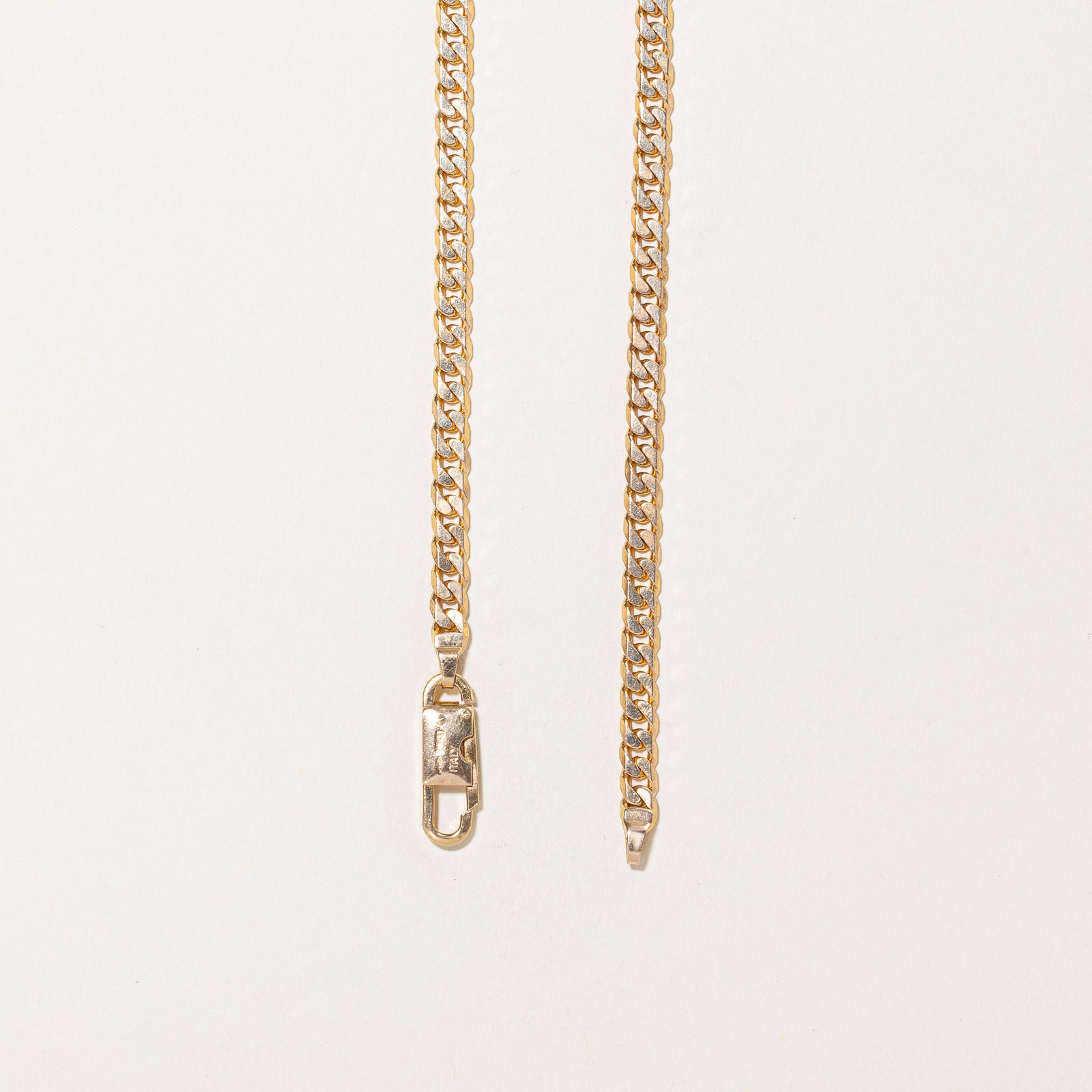 'Birks' 14K Yellow Gold Curb Link Chain | 3.89mm | 26"