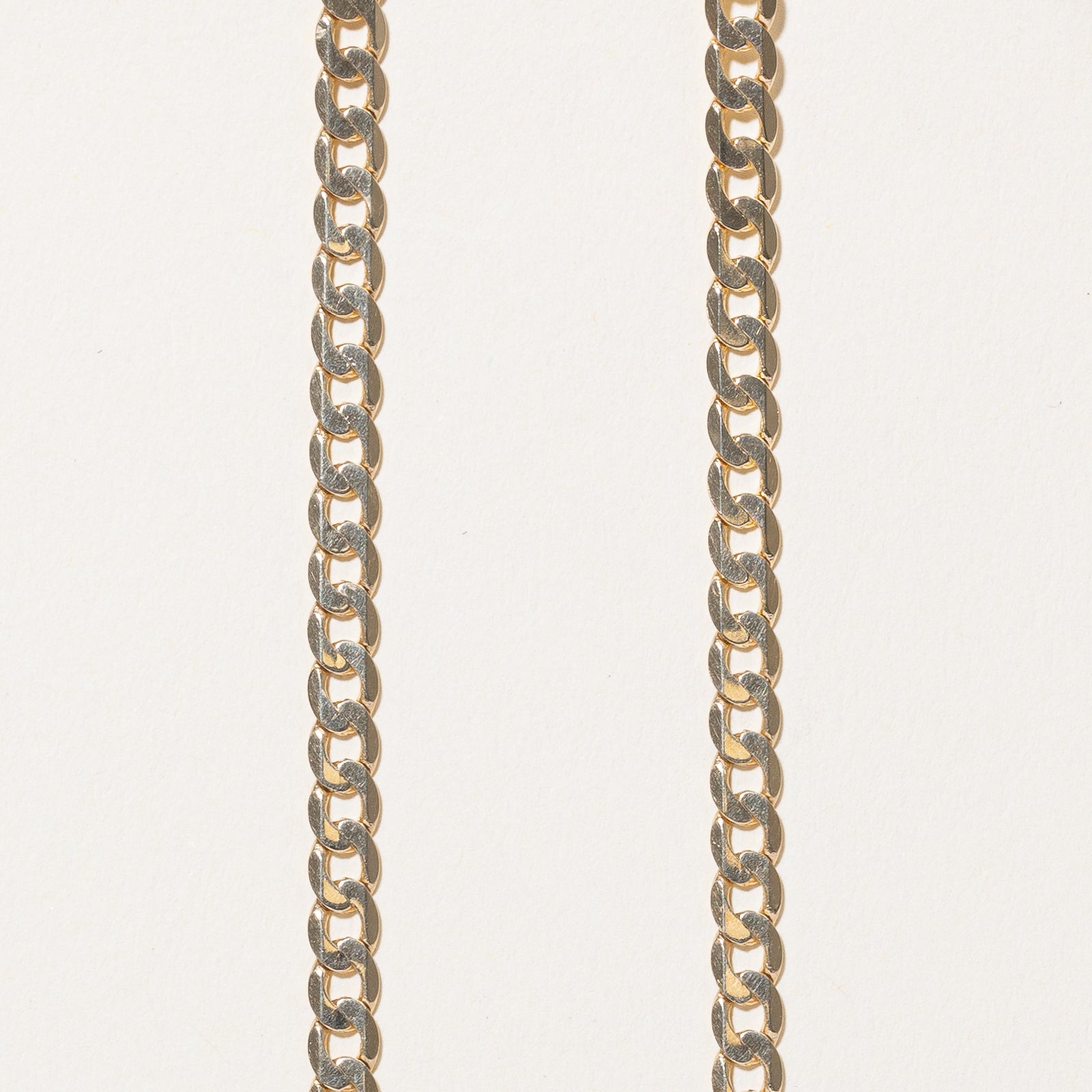 10K Yellow Gold Curb Link Chain | 4.45mm | 22.5"